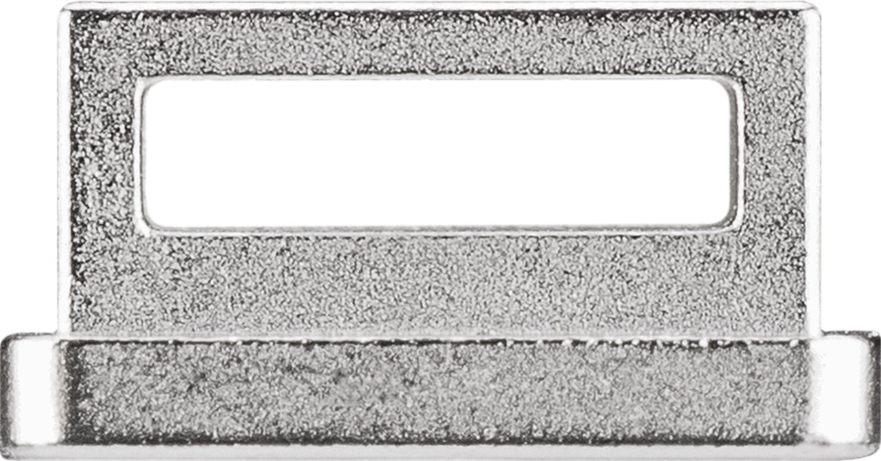 Goobay Keystone Halterung zum Geräte- und Gehäuseeinbau - geeignet für Keystone Port mit 19,2 x 14,9 mm