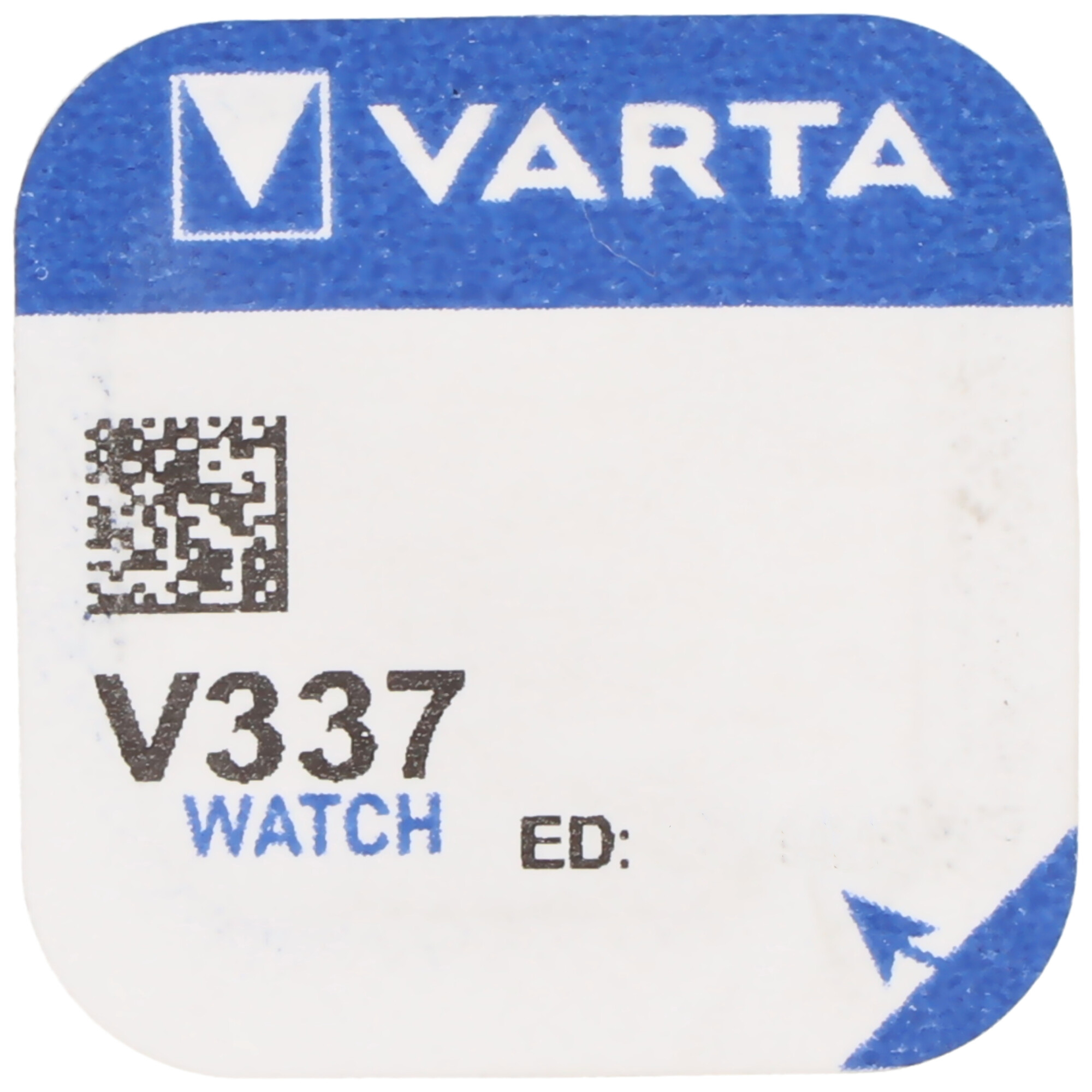 337, Varta V337, SR416SW Knopfzelle für Uhren etc.