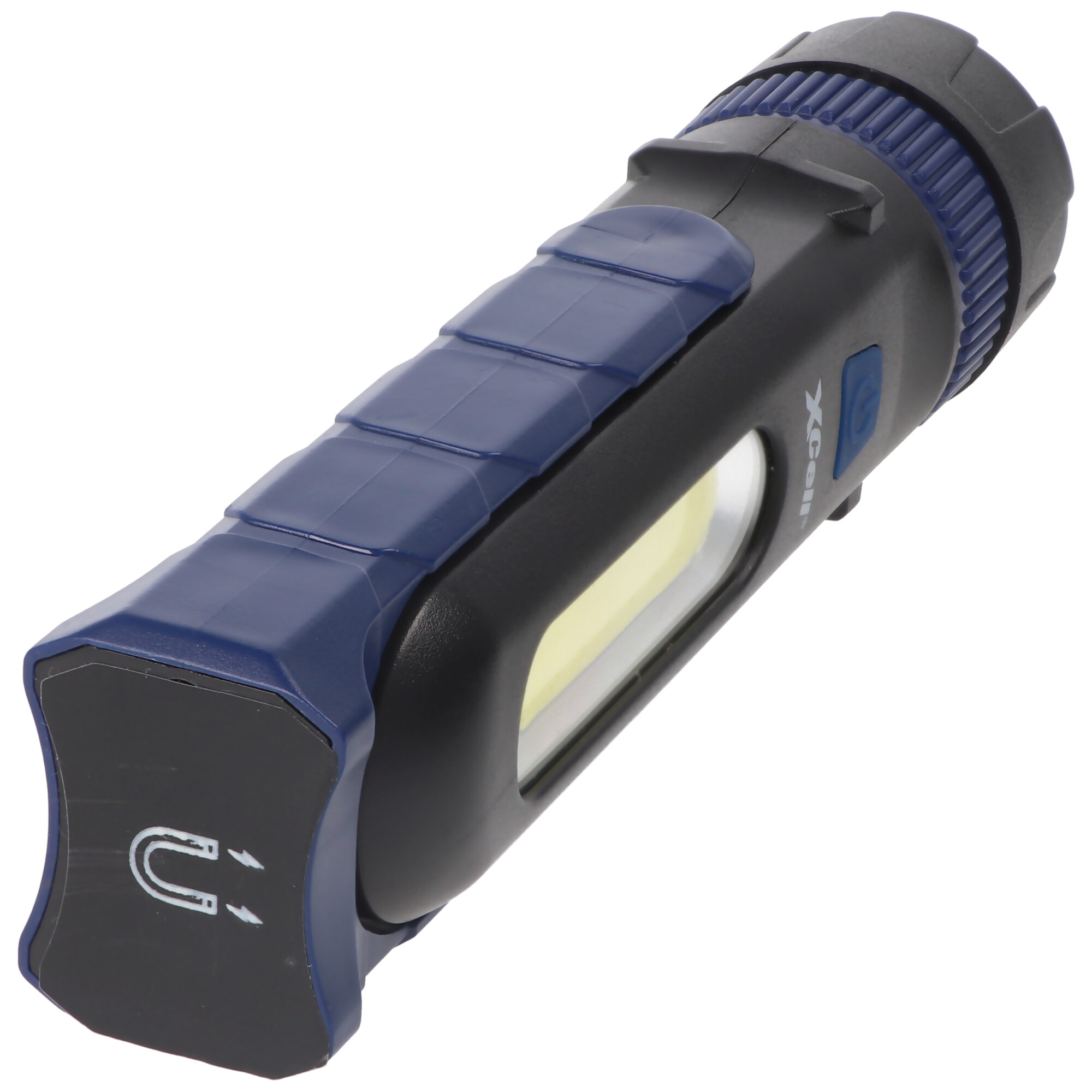 XCell Work Hochleistungs LED-Taschenlampe 2in1, Arbeitsleuchte, inkl. 3x Micro AAA Batterien