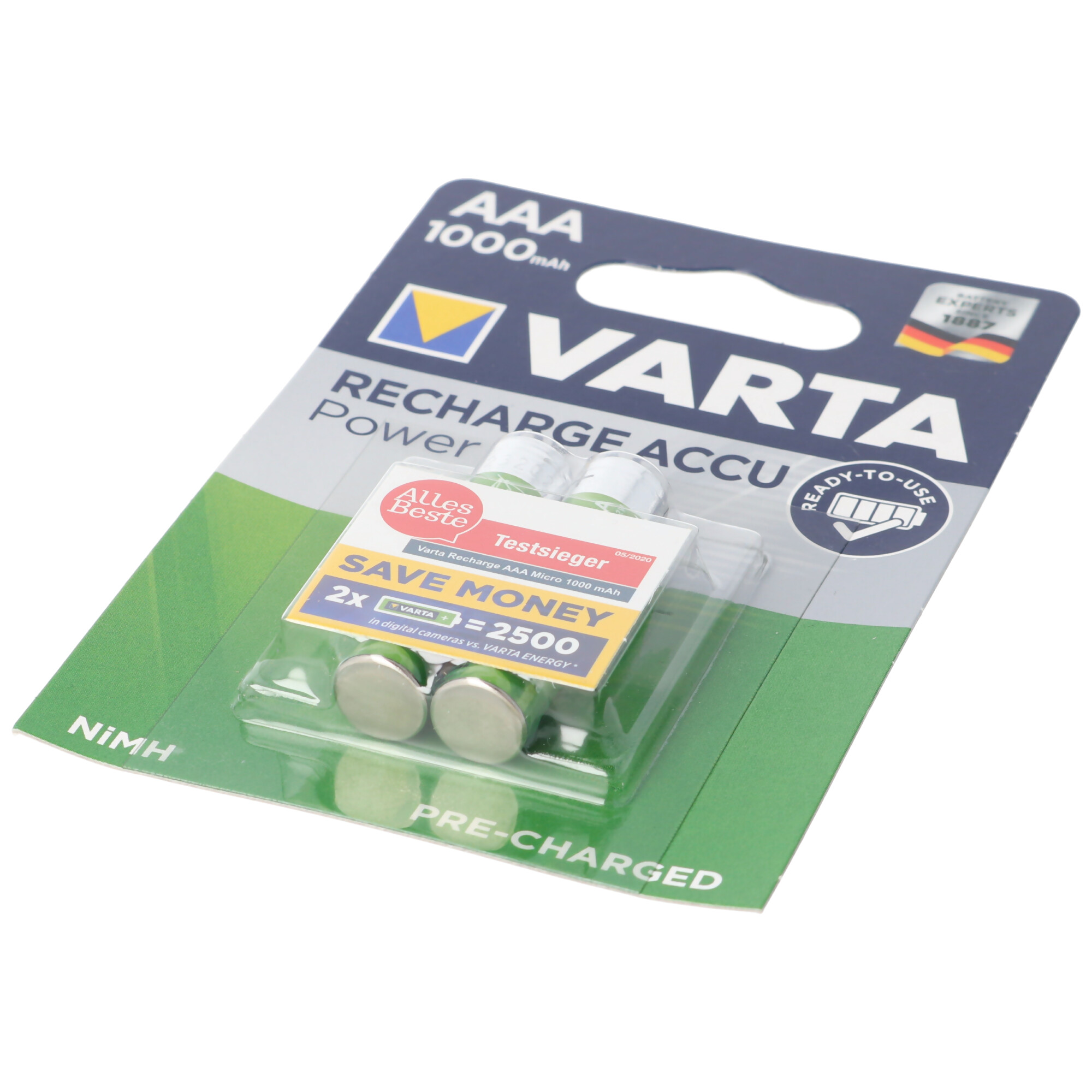 Varta 5703 Ready2Use Accu Micro 1000mAh 2er Pack