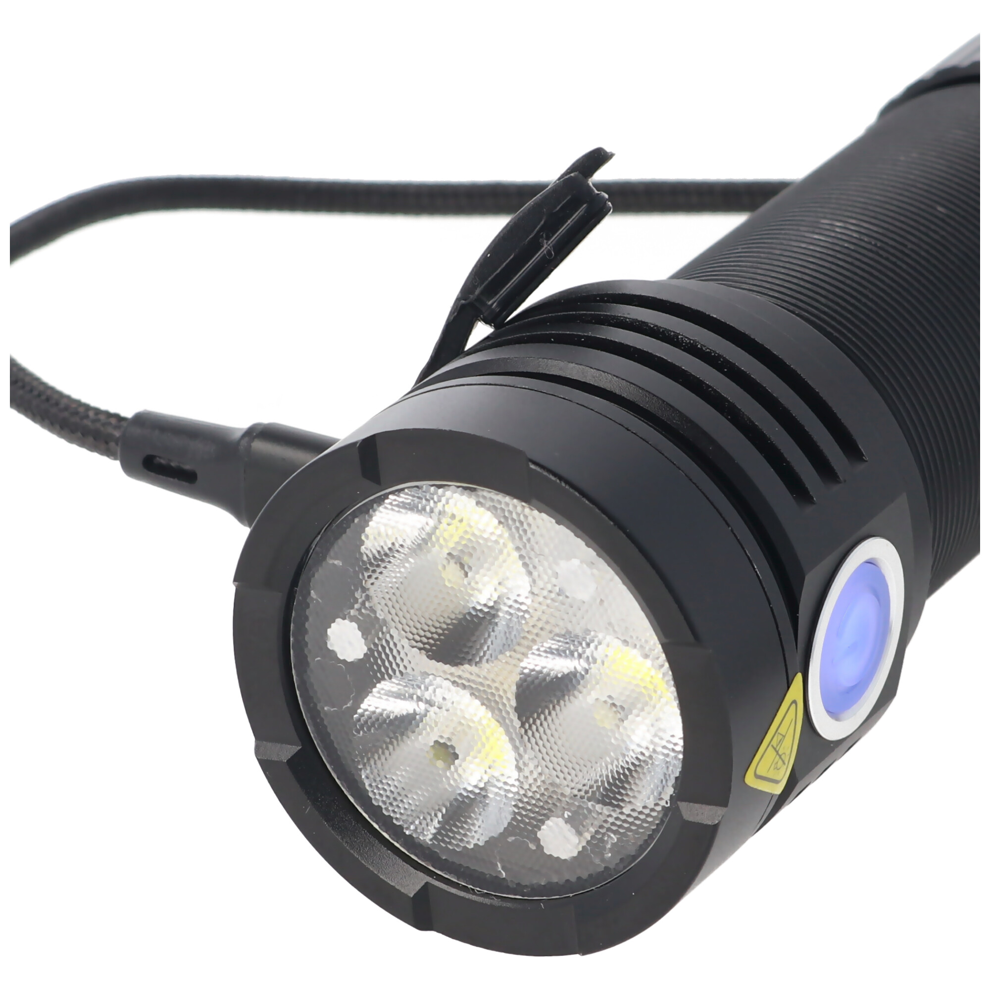 Bullworker die ultrahelle LED-Taschenlampe mit Osram LED max. 3300 Lumen inklusive Akku
