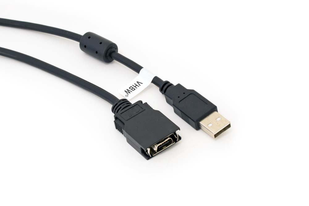 USB Programmierkabel für Funkgerät wie Omron CS1W-CN226, CS1W-CS114, USB-CN226  schwarz