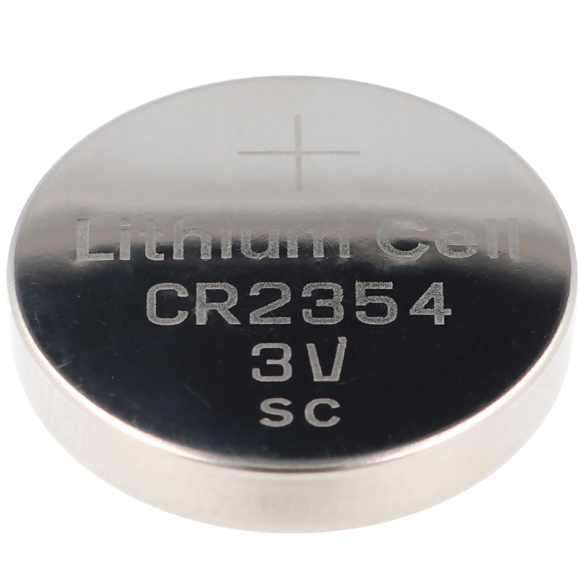 CR2354 Lithium Knopfzelle 560mAh IEC CR2354 ohne Einbuchtung an der schmalen Seite beachten