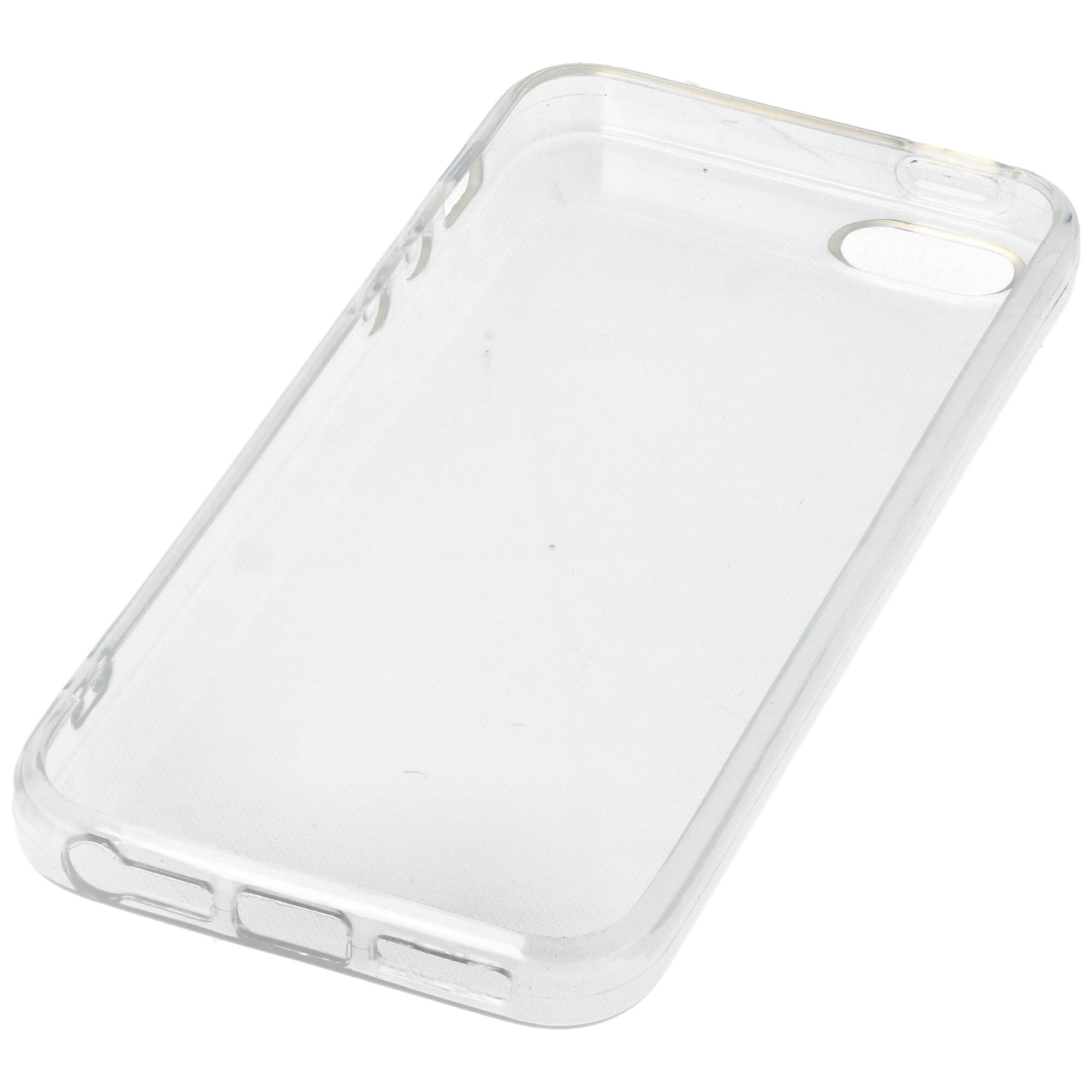 Hülle passend für Apple iPhone 5 - transparente Schutzhülle, Anti-Gelb Luftkissen Fallschutz Silikon Handyhülle robustes TPU Case