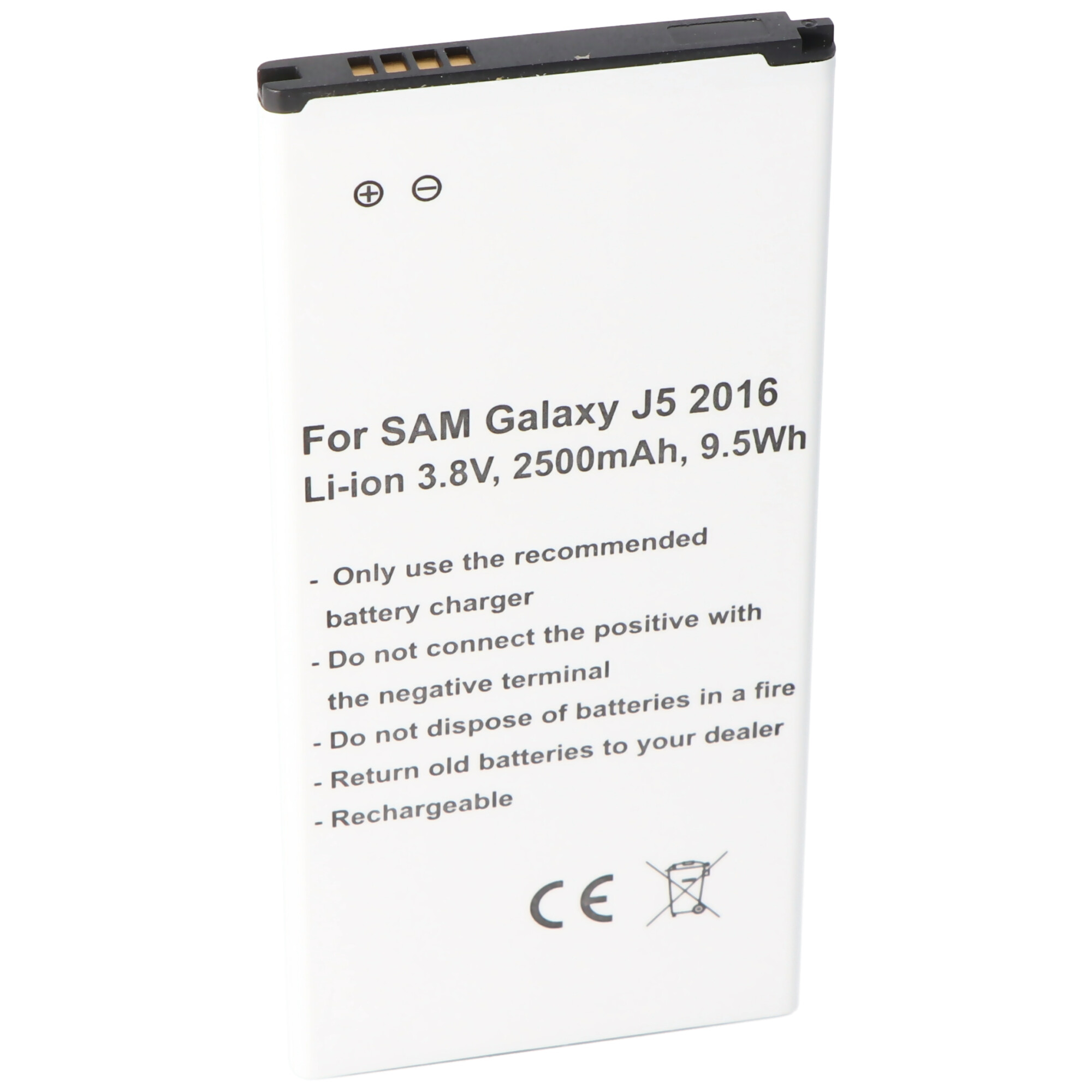 Akku passend für den Samsung Galaxy J5 2016 Akku EB-BJ510CBC, EB-BJ510CBE, GH43-04601A