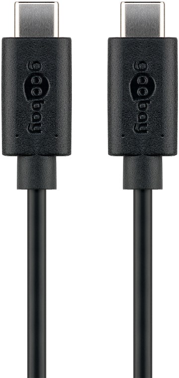 Goobay USB-C™ PD-Ladeset 20W - USB-C™ Netzteil 20W inklusive USB-C™ Kabel  1m (Schwarz)