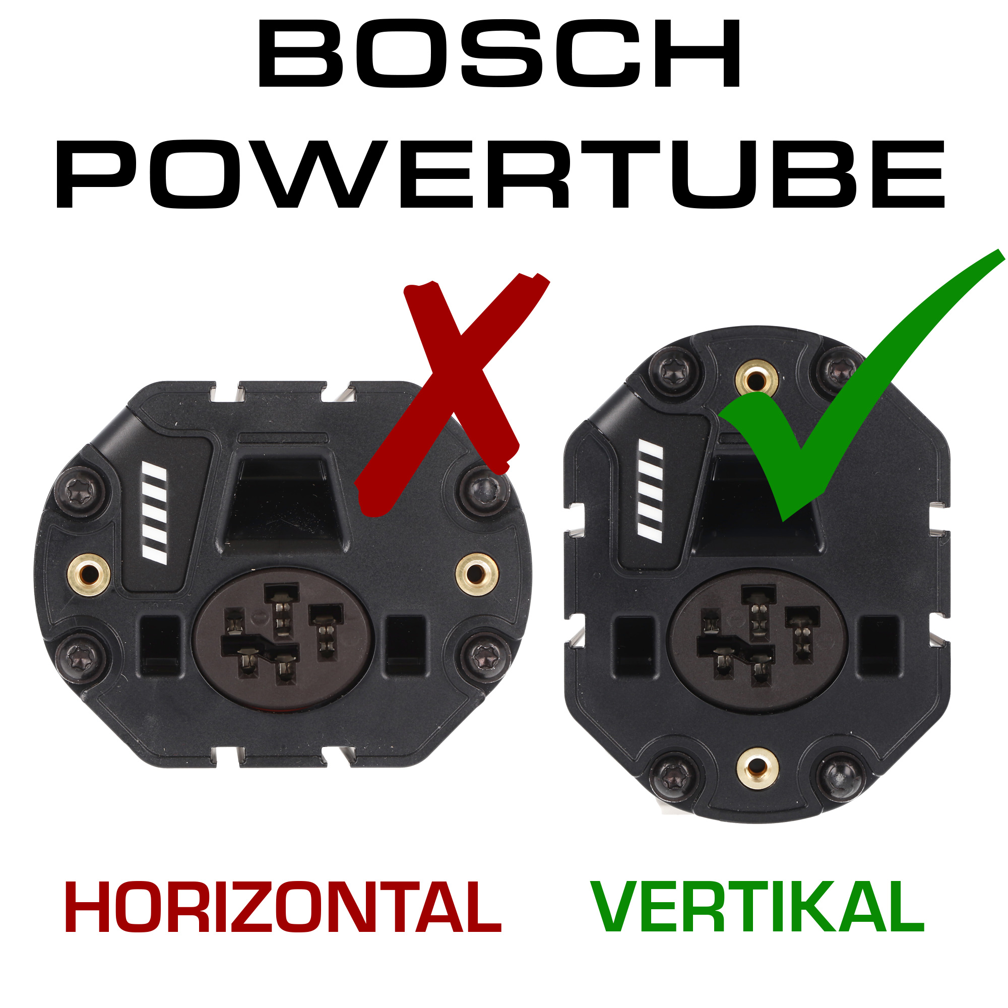 Bosch PowerTube 625 Wh vertikal e-bike Akku 36 Volt 17,4Ah 41,6cm Lang