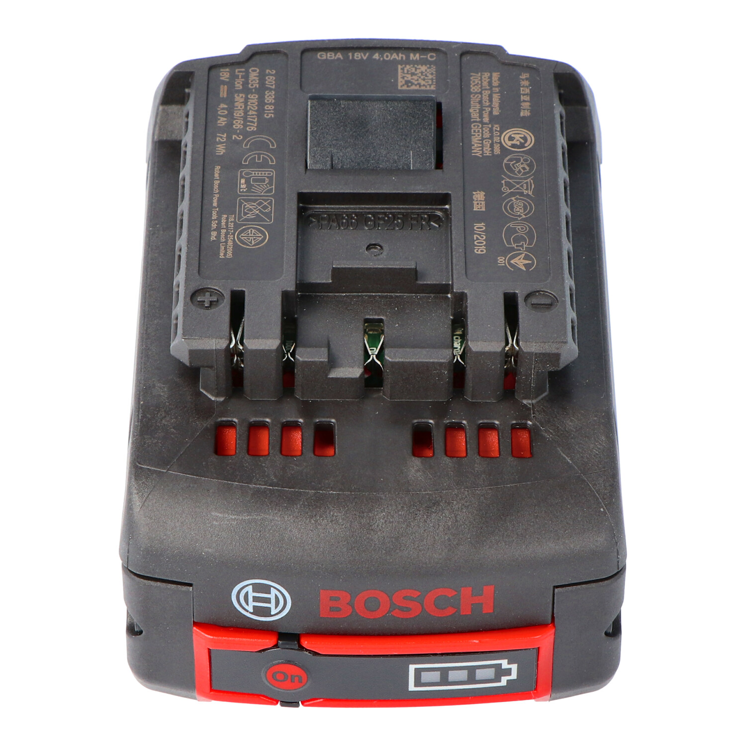 4000mAh Original Bosch GSR 18 V-LI Akku 2607336815 mit 18 Volt und 4Ah