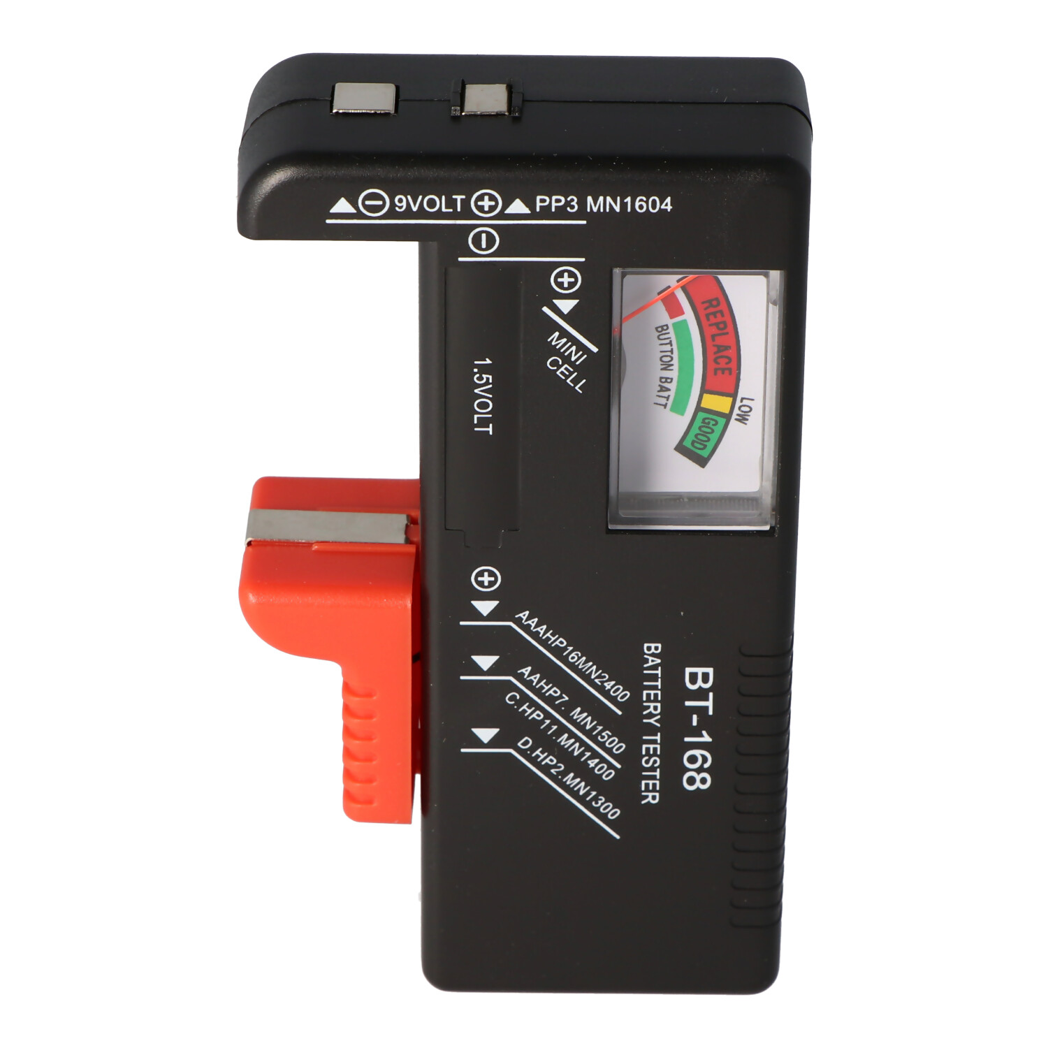 Batterie-Tester für AA, AAA, AAAA, C, D, 9V Batterien und Akkus