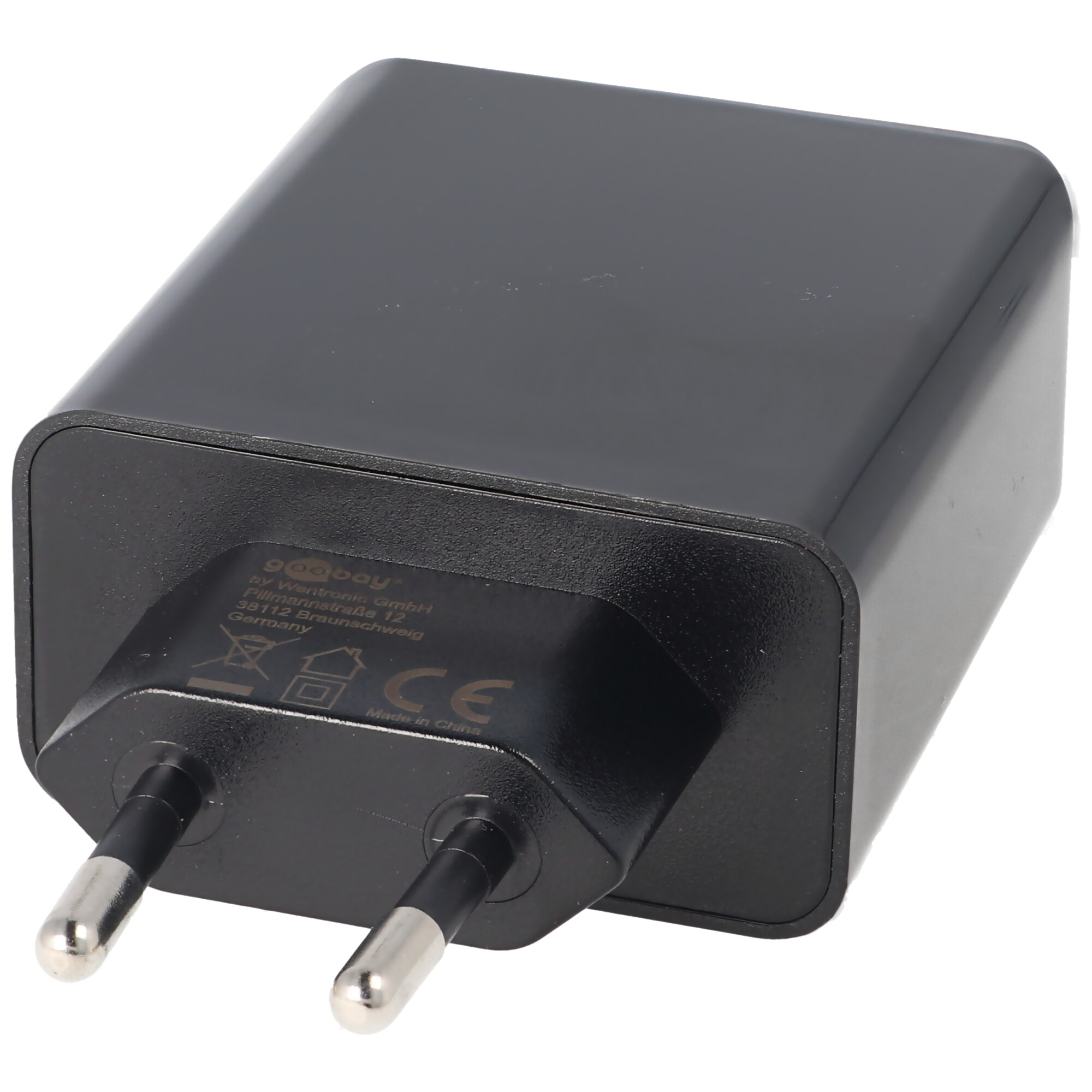 Dual-USB Schnellladegerät USB QC3.0 28W schwarz, lädt bis zu 4x schneller als Standardladegeräte