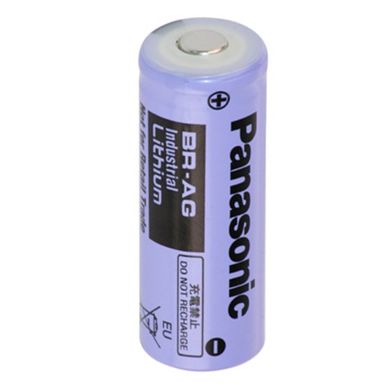 Panasonic Lithium 3V Batterie BR-AG Zelle Size A, BR17455, 2200mAh