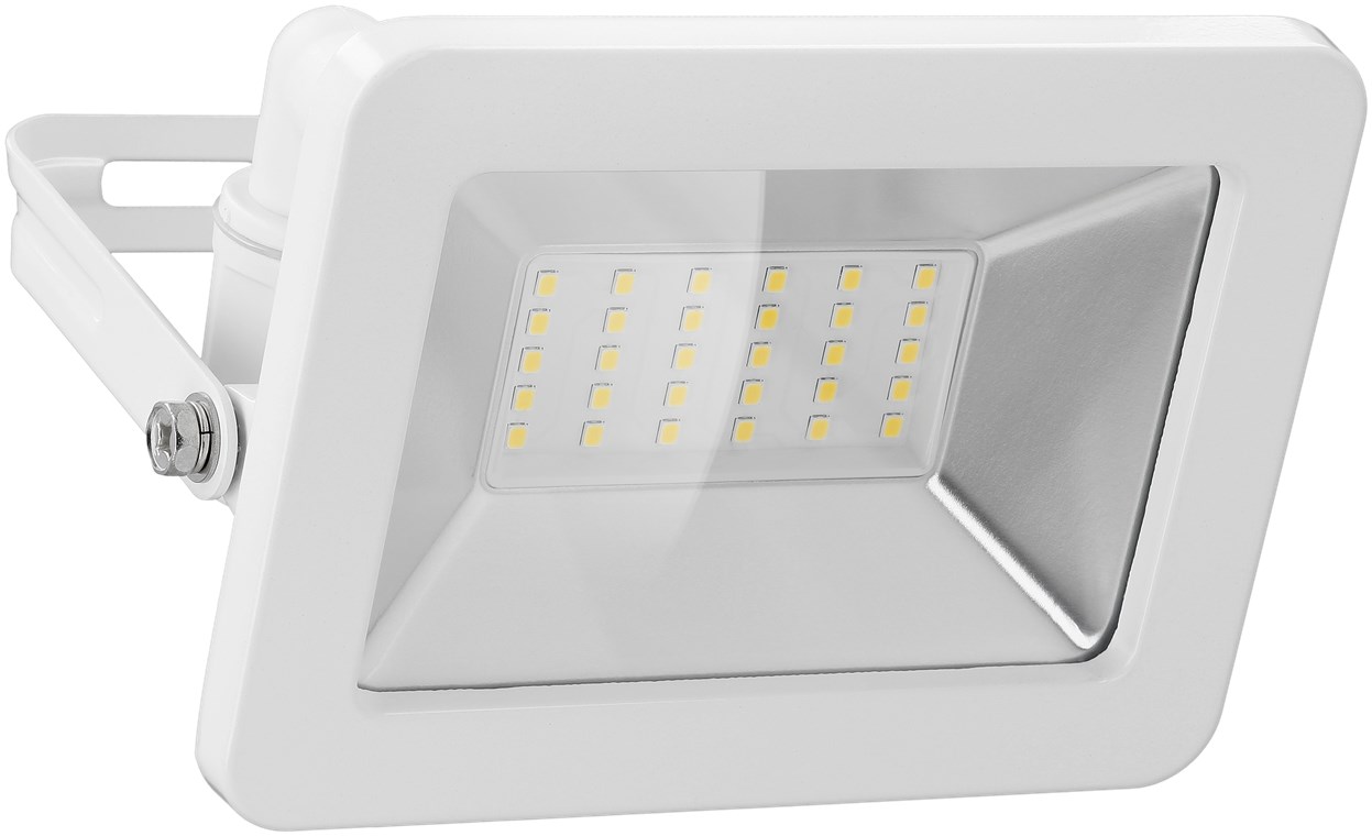Goobay LED-Außenstrahler, 30 W - mit 2550 lm, neutralweißem Licht (4000 K) und M16-Kabelverschraubung, für den Außeneinsatz geeignet (IP65)