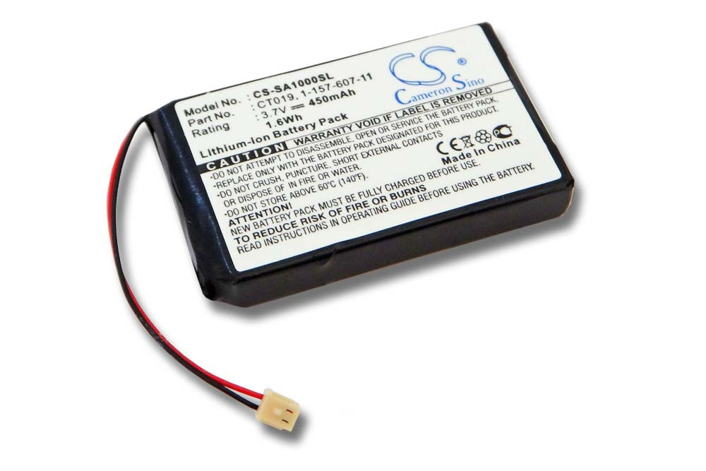 Li-Ion-Akku - 450mAh (3.7V) - für Sony NW-A1000, NWA1200 MP3-Player, Musik Player