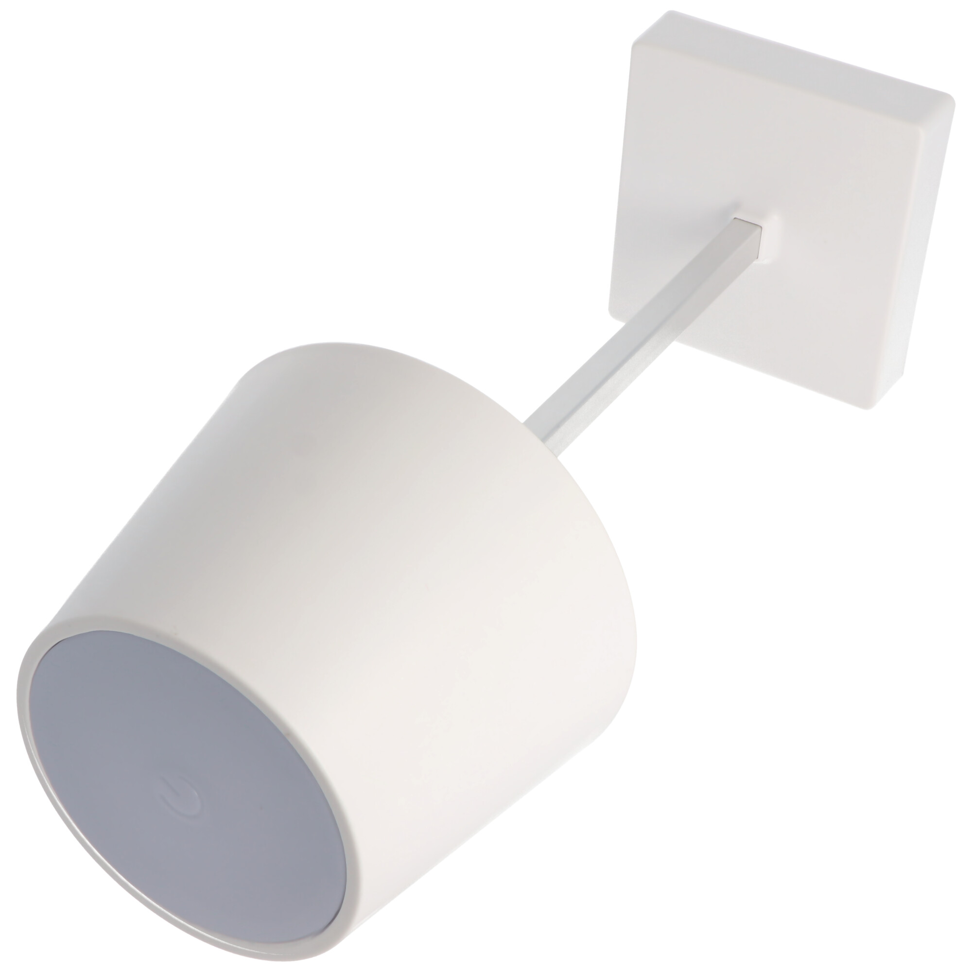 LED-Tischleuchte weiß mit Touchfunktion, warm weiß, mit 3x AAA Micro LR03 Batterie