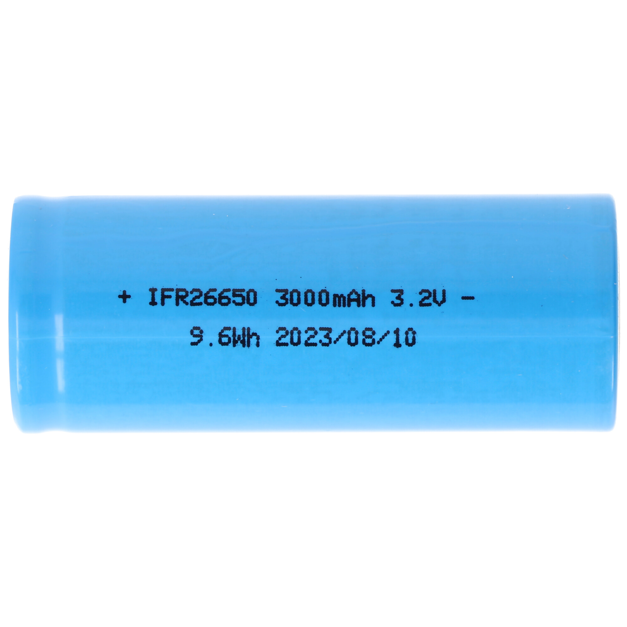 IFR26650 3,2V 3000mAh LiFePO4 Lithium-Eisenphosphat Akku 26,1x66mm Abmessungen beachten