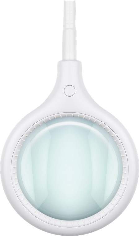 Goobay LED-Klemm-Lupenleuchte, 6 W - 480 lm, 100 mm Glaslinse, 1,75-fache Vergrößerung, 3 Dioptrien