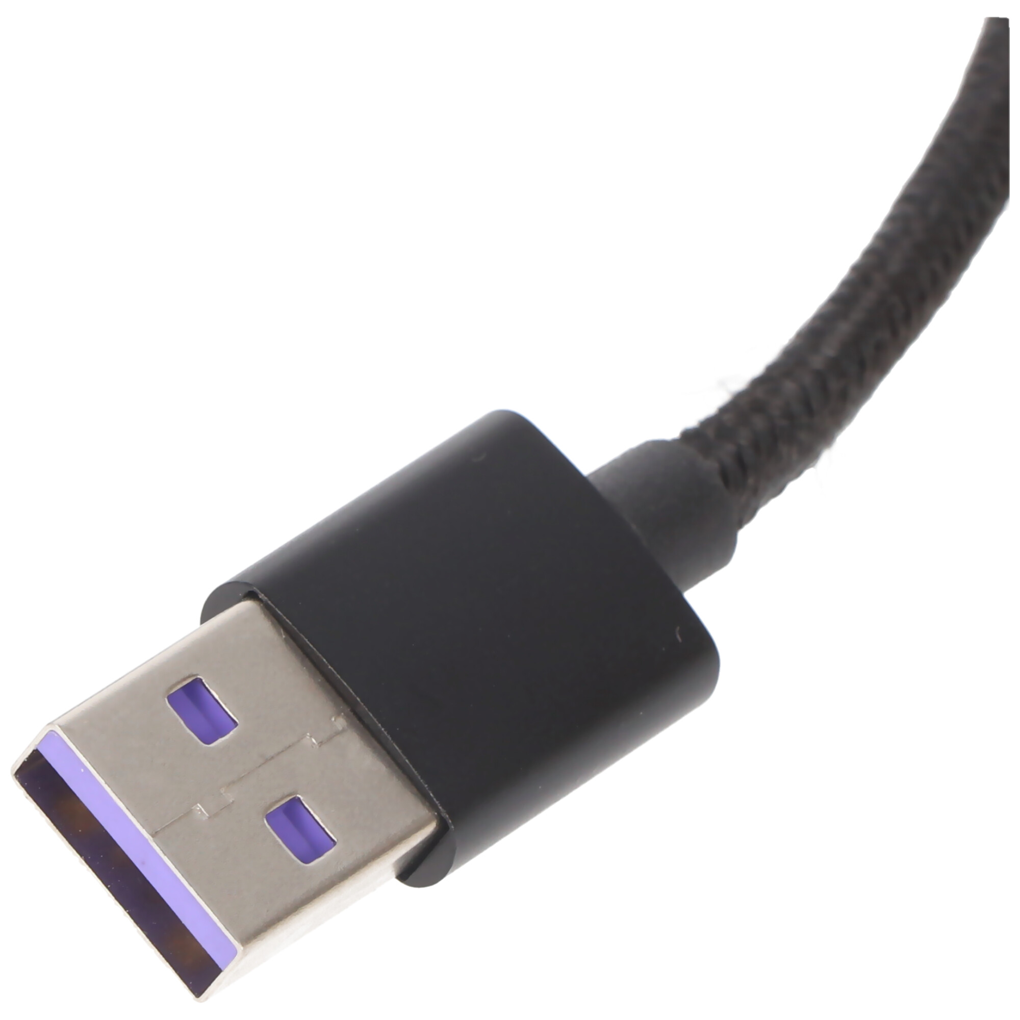 3IN1 USB Datenkabel passend für USB-C, iPhone, MICRO-USB Kabel 1 Meter SCHWARZ