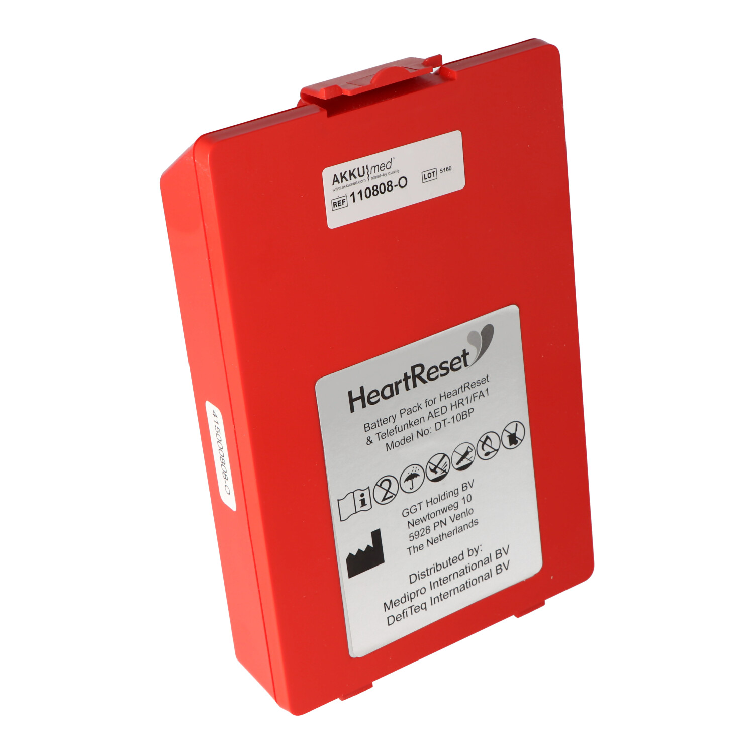 Original Alkali Mangan Batterie Telefunken Defibrillator HR1/FR1 - DT-10BP