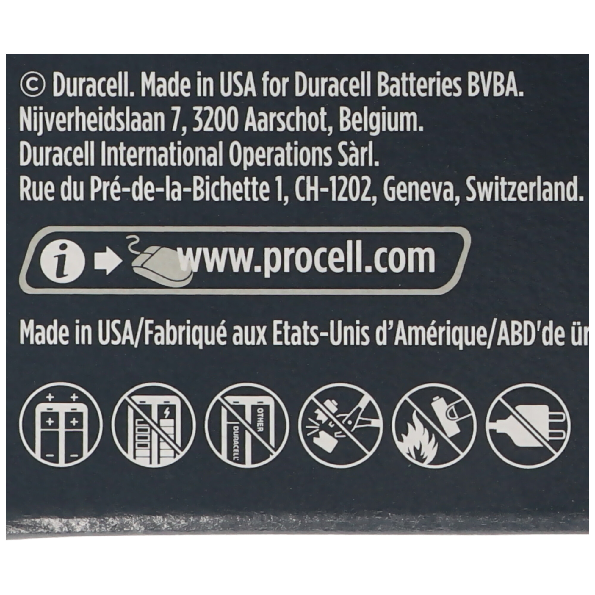 10 Stück Duracell Procell Alkaline 4,5 V Flachbatterie, 3LR12 im Karton