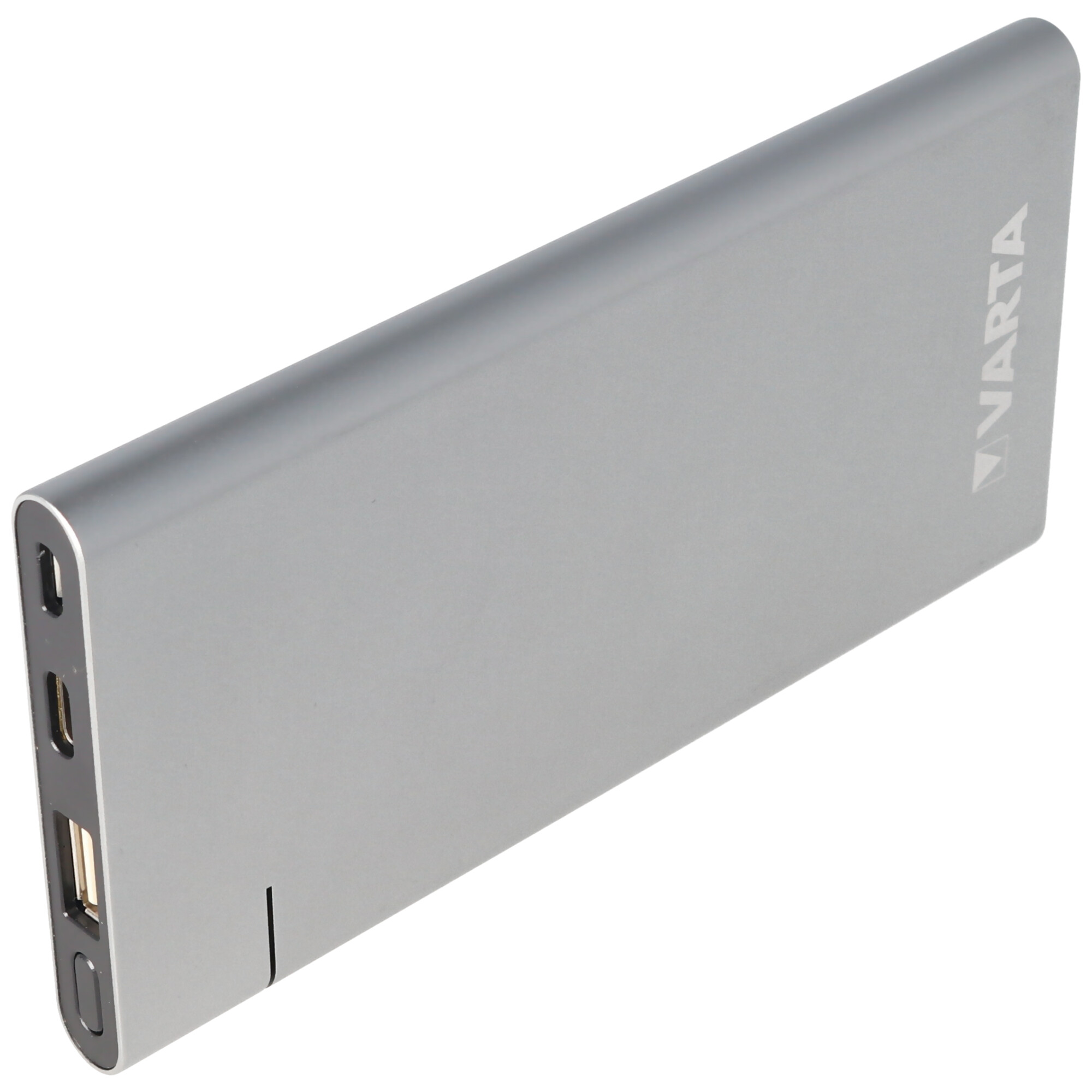 Varta Power Bank Slim silber 6000mAh, inklusive Micro USB-Ladekabel
