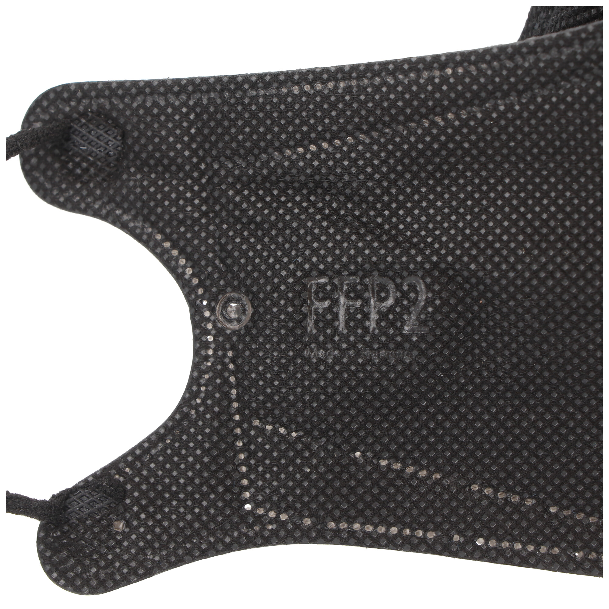 10 Stück FFP2 Maske Schwarz, zertifiziert nach DIN EN149:2001+A1:2009, partikelfiltrierende Halbmaske, FFP2 Schutzmaske