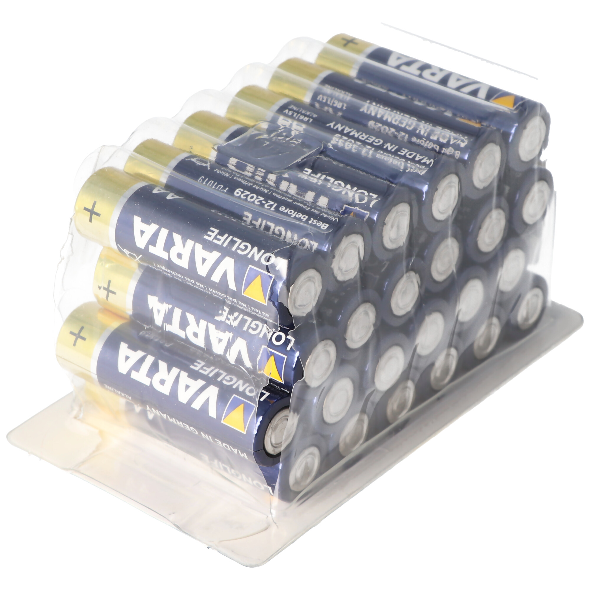 Varta AA Mignon LR6 Batterie inkl. kostenloser Aufbewahrungsbox