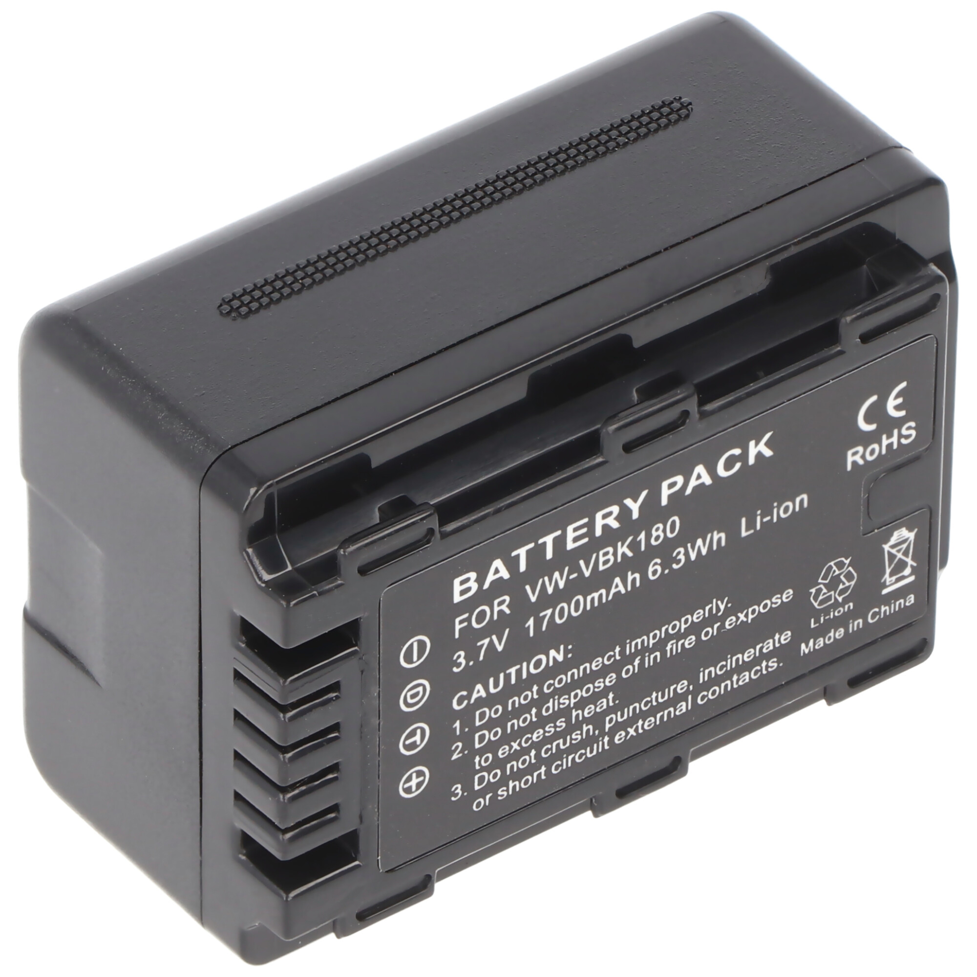 AccuCell Akku passend für Panasonic VW-VBK180 Battery, VBK360, kein Original Akku