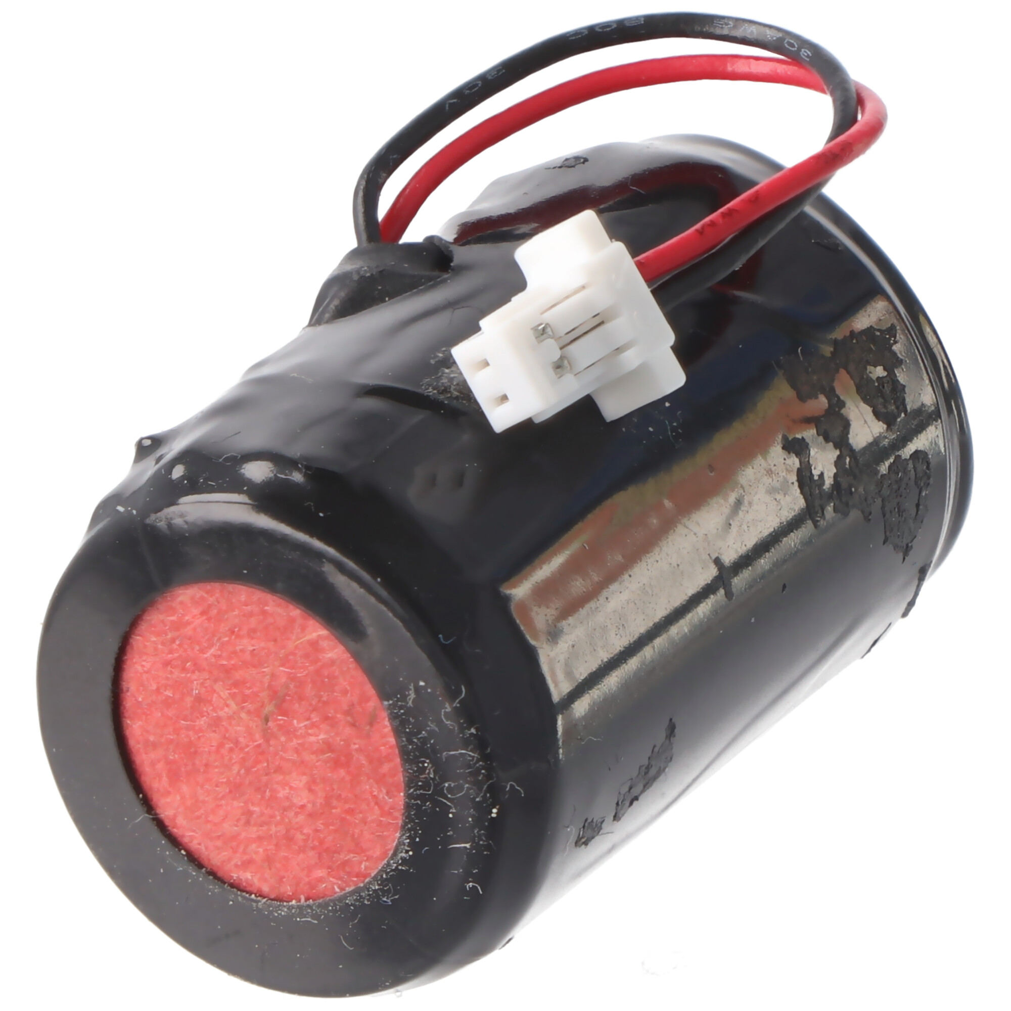 Saft Lithium 3,6V Batterie LS14250 mit Kabel und Stecker mittig an der Zelle raus