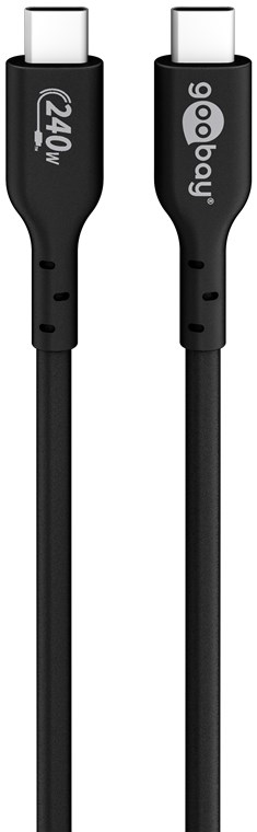 Goobay Sync & Charge USB-C™-Kabel, USB 2.0, 240 W, 1 m - USB-C™-Stecker > USB-C™-Stecker