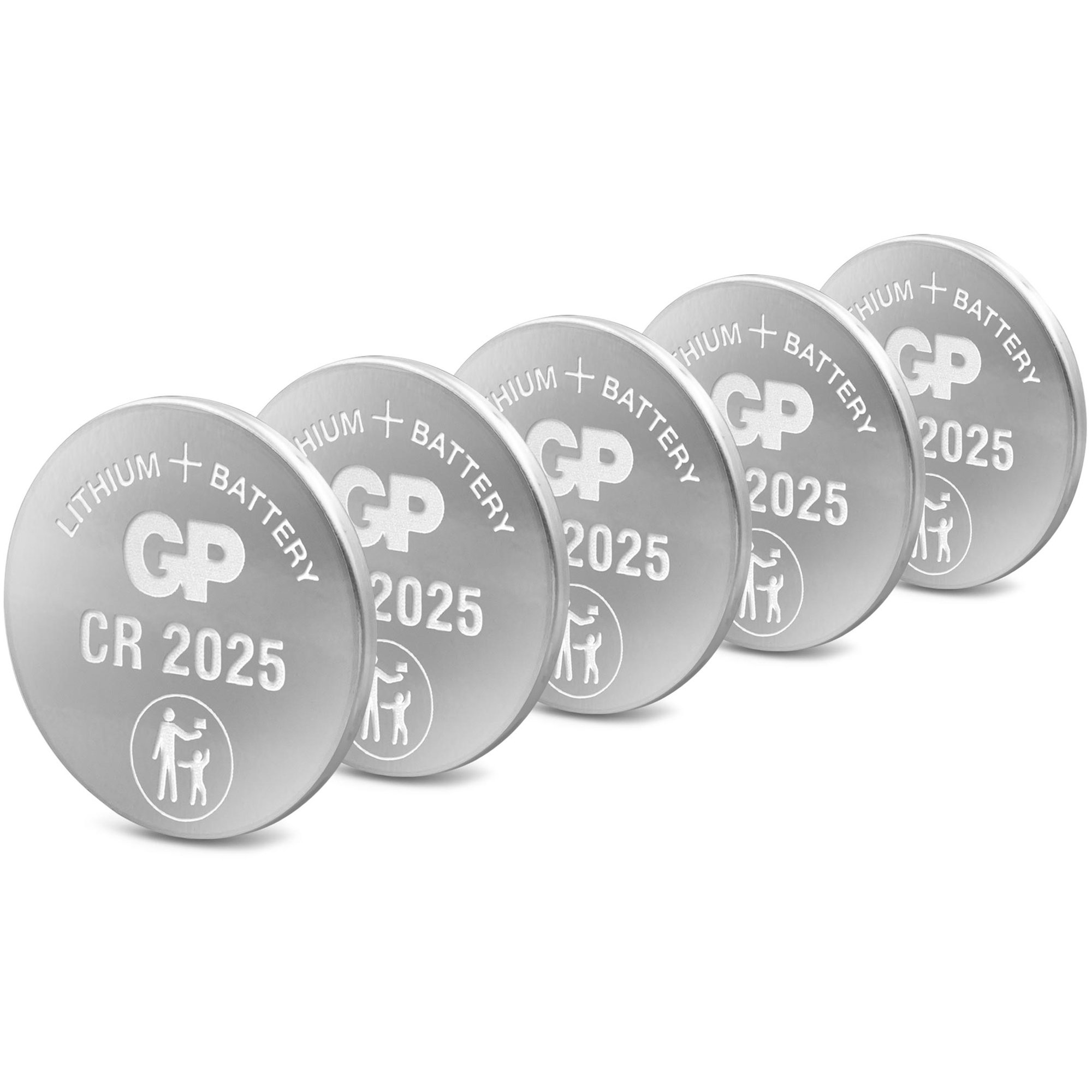 CR2025 GP Lithium Knopfzelle 3V 5 Stück