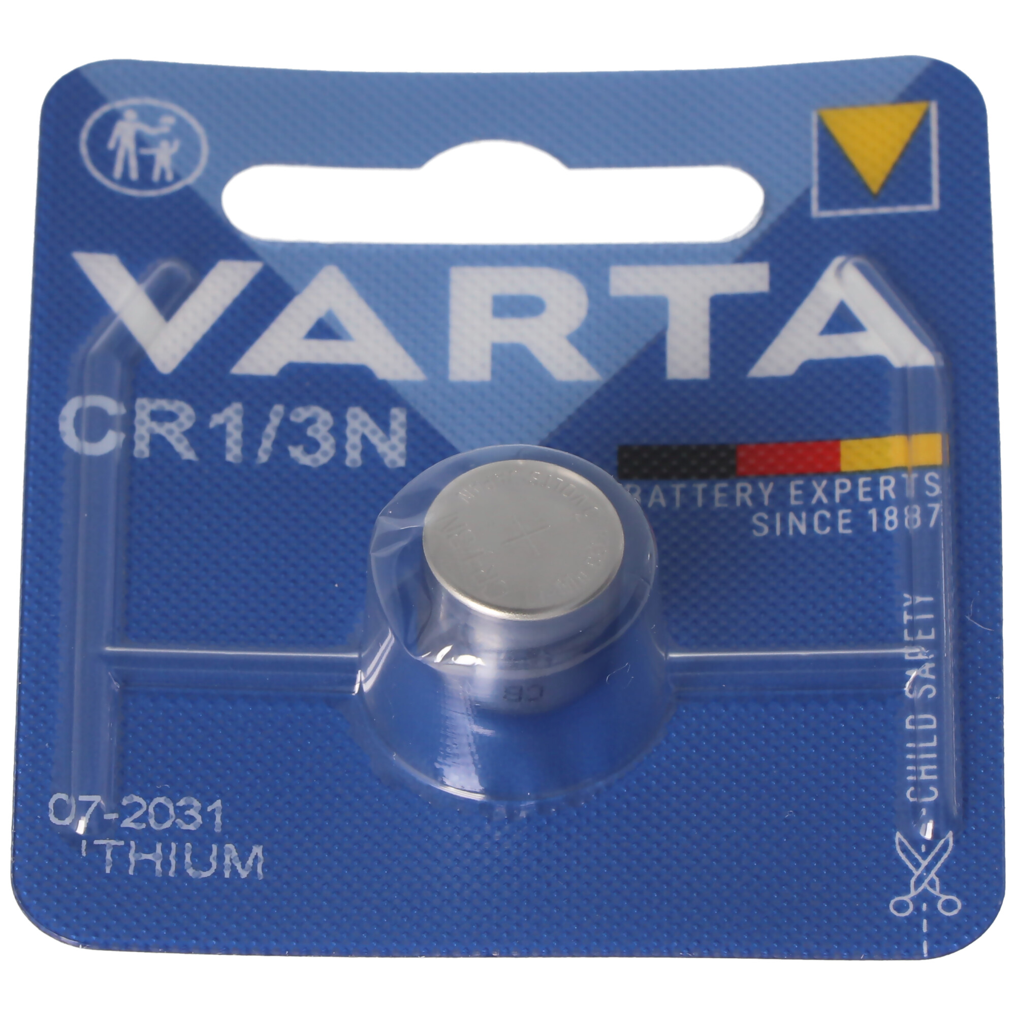 Varta CR1/3N Photo Lithium Batterie 06131101401, GPCR1/3N, CR11108, 2L76