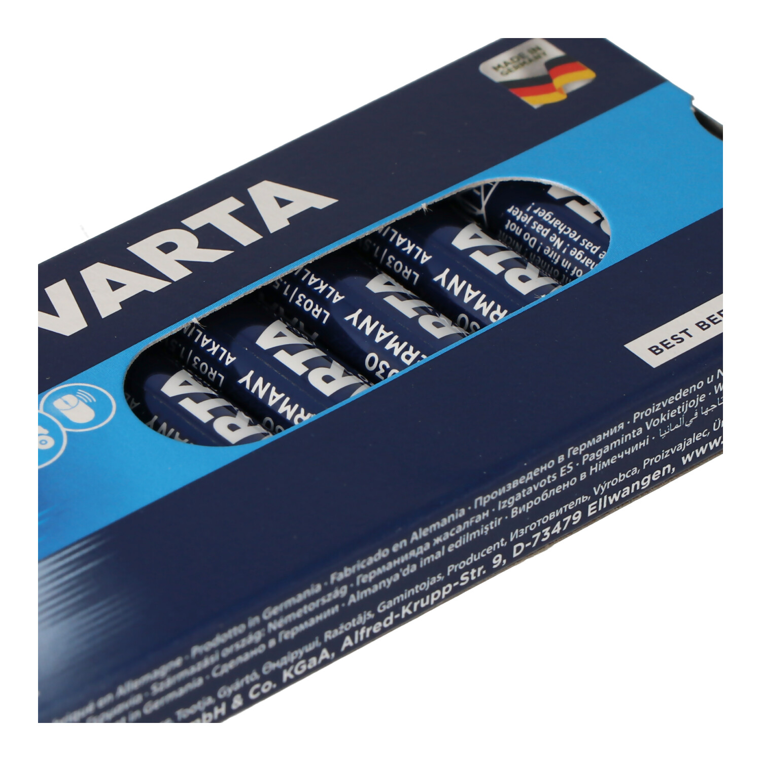 Varta Longlife Power (ehem. High Energy) Micro AAA Batterien 4903 High Energy 10er Box