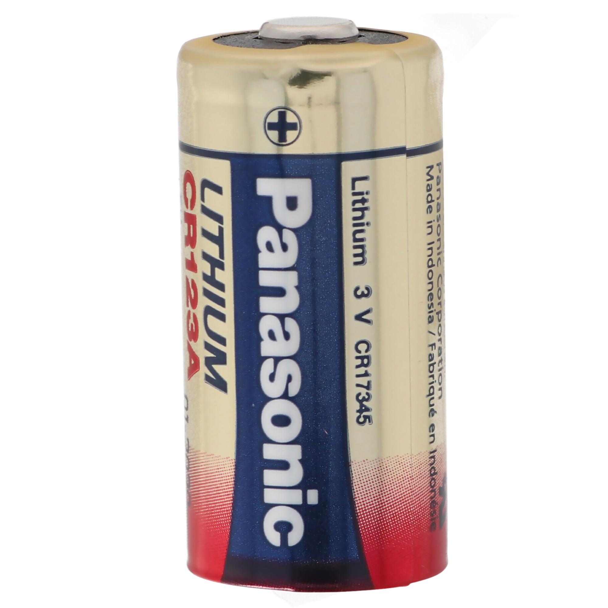 Ersatzbatterie secuENTRY-Zylinder Lithium CR 123A Batterie von Panasonic