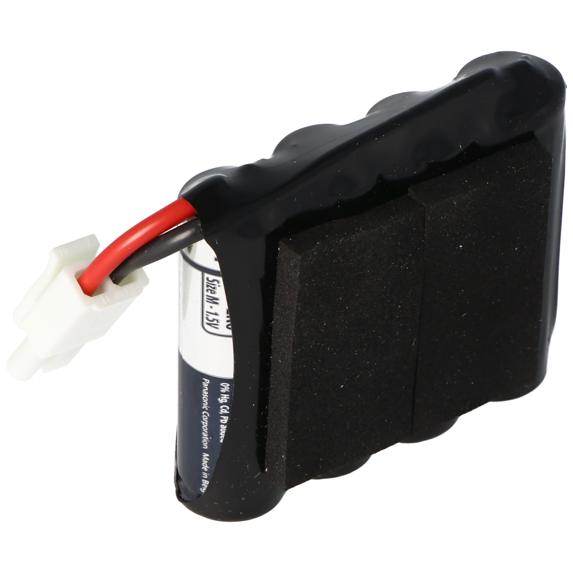 6 Volt Batterie passend für SAG Schlagbaum Schließanlagen, Typ 3850000.020.000, 3850000020000 mit Kabel und Stecker