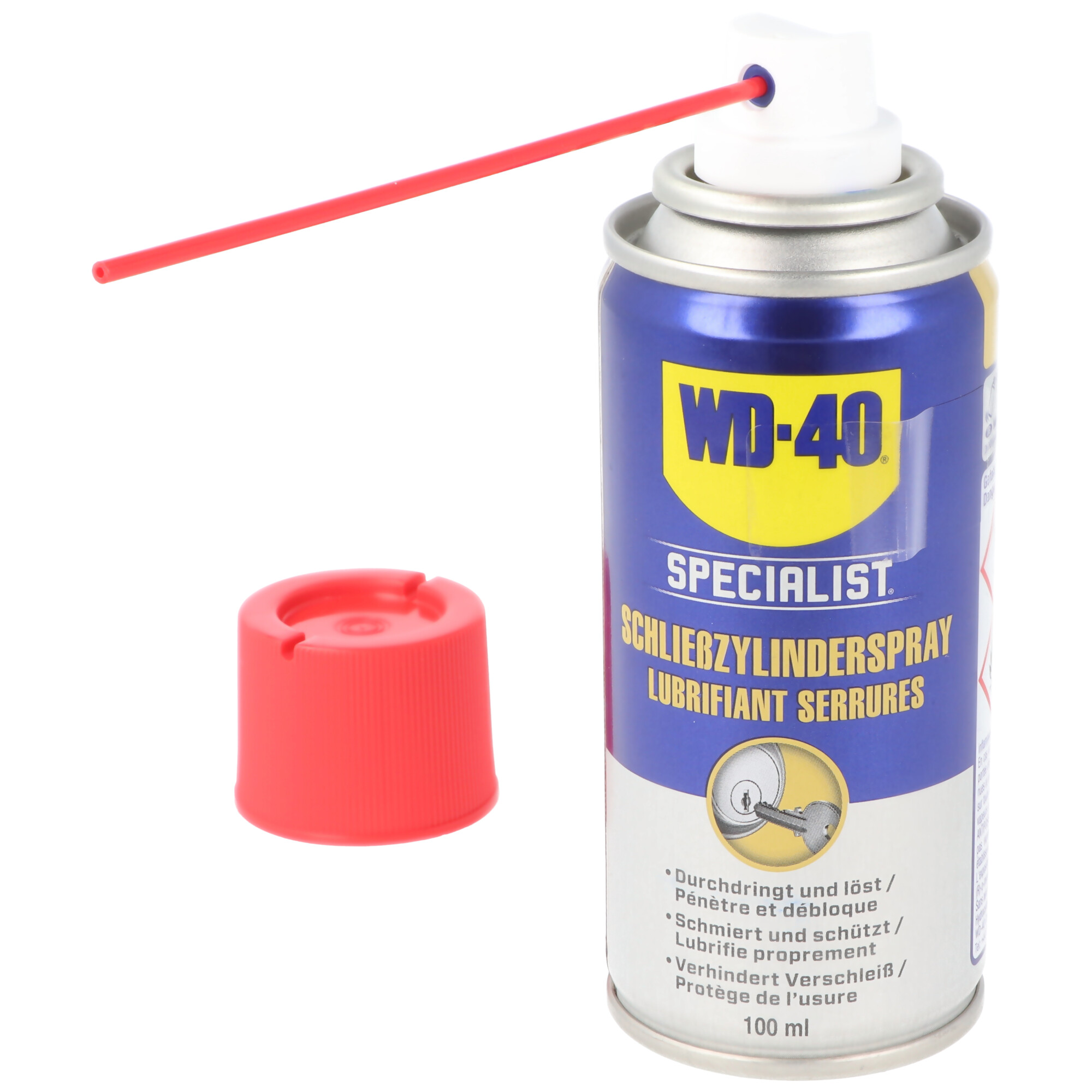 WD-40 Schließzylinderspray, schmiert und schützt