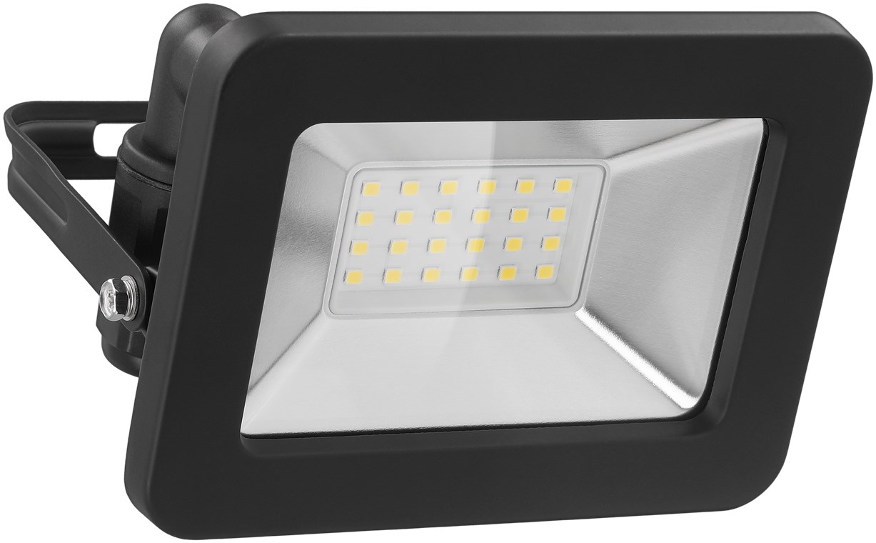 Goobay LED-Außenstrahler, 20 W - mit 1700 lm, neutralweißem Licht (4000 K) und M16-Kabelverschraubung, für den Außeneinsatz geeignet (IP65)
