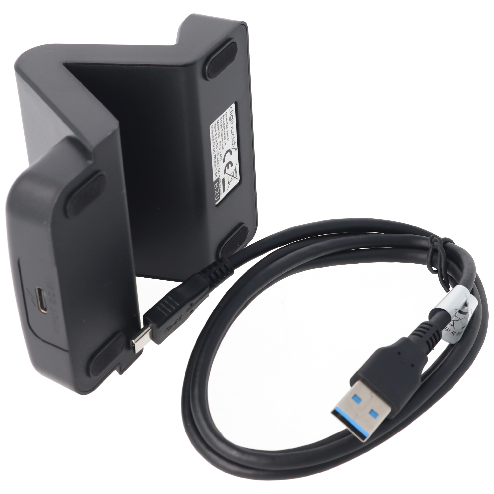 USB Dockingstation mit USB-C 3.1 (Type C) variabler Connector inklusive USB 3.0 Kabel zum Laden und Synchronisieren
