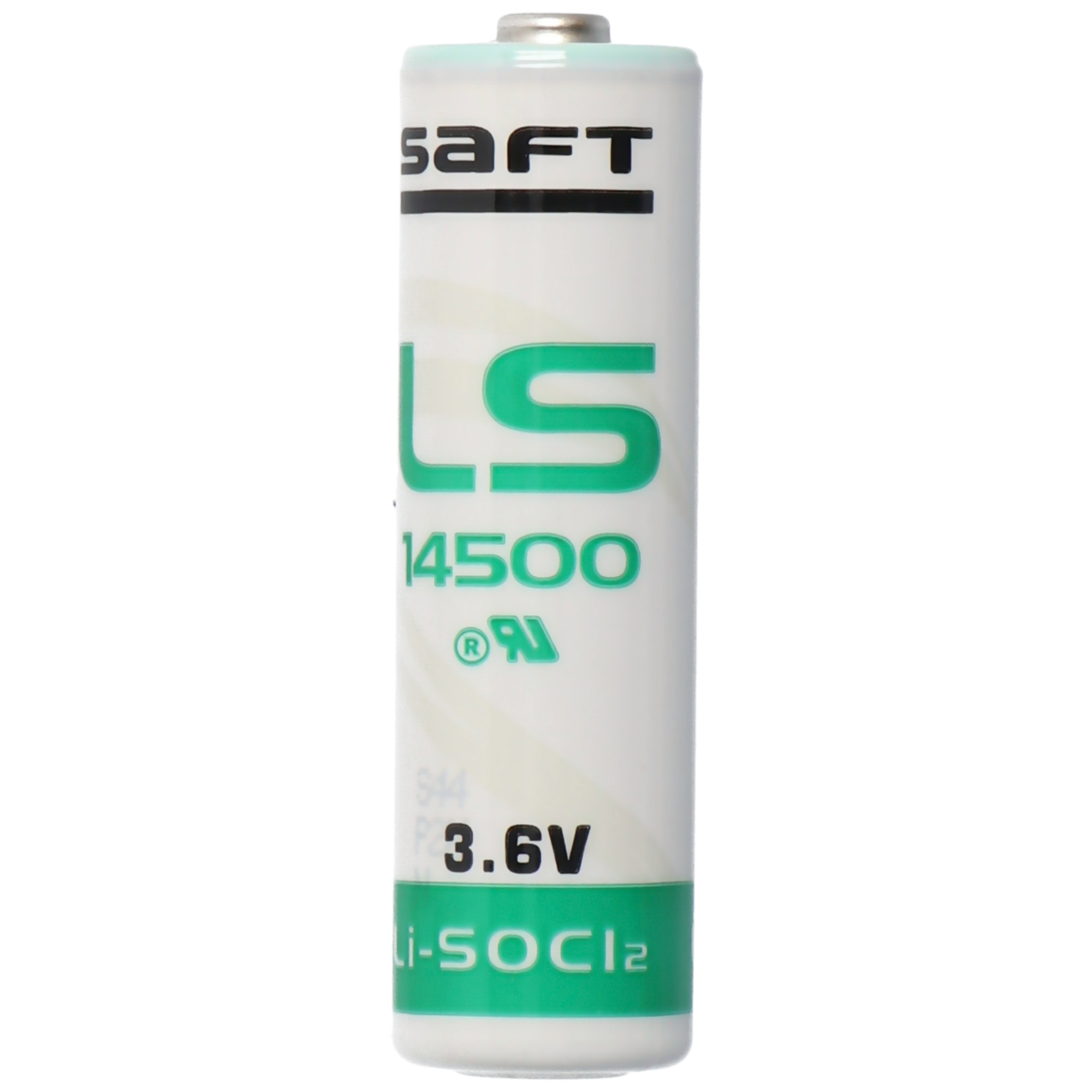 SAFT LS14500 Lithium Batterie Li-SOCI2, Size AA LS14500, FT25BT max. 2600mAh