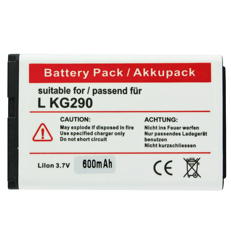 AccuCell Akku passend für LG B2050, LGTL-GBIP-830, 600mAh
