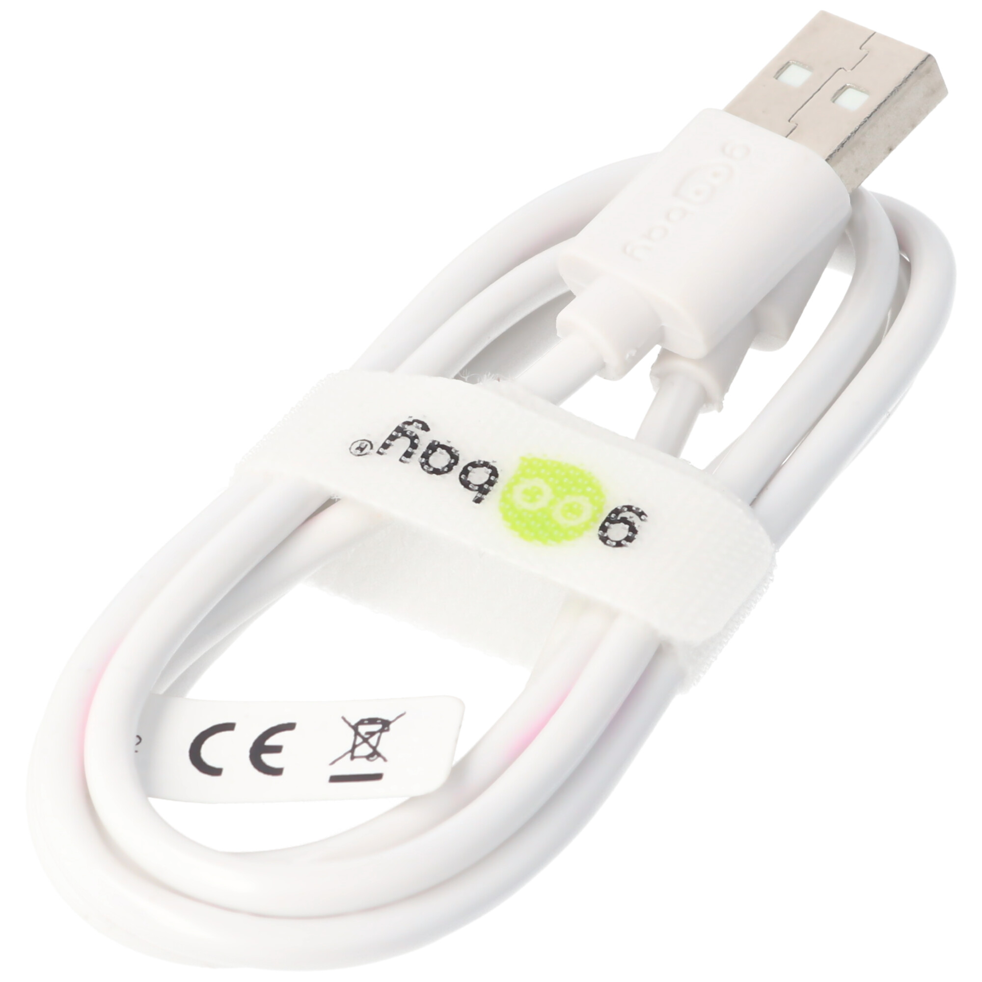 USB-C Lade- und Synchronisationskabel für alle Geräte mit USB-C Anschluss, weiß