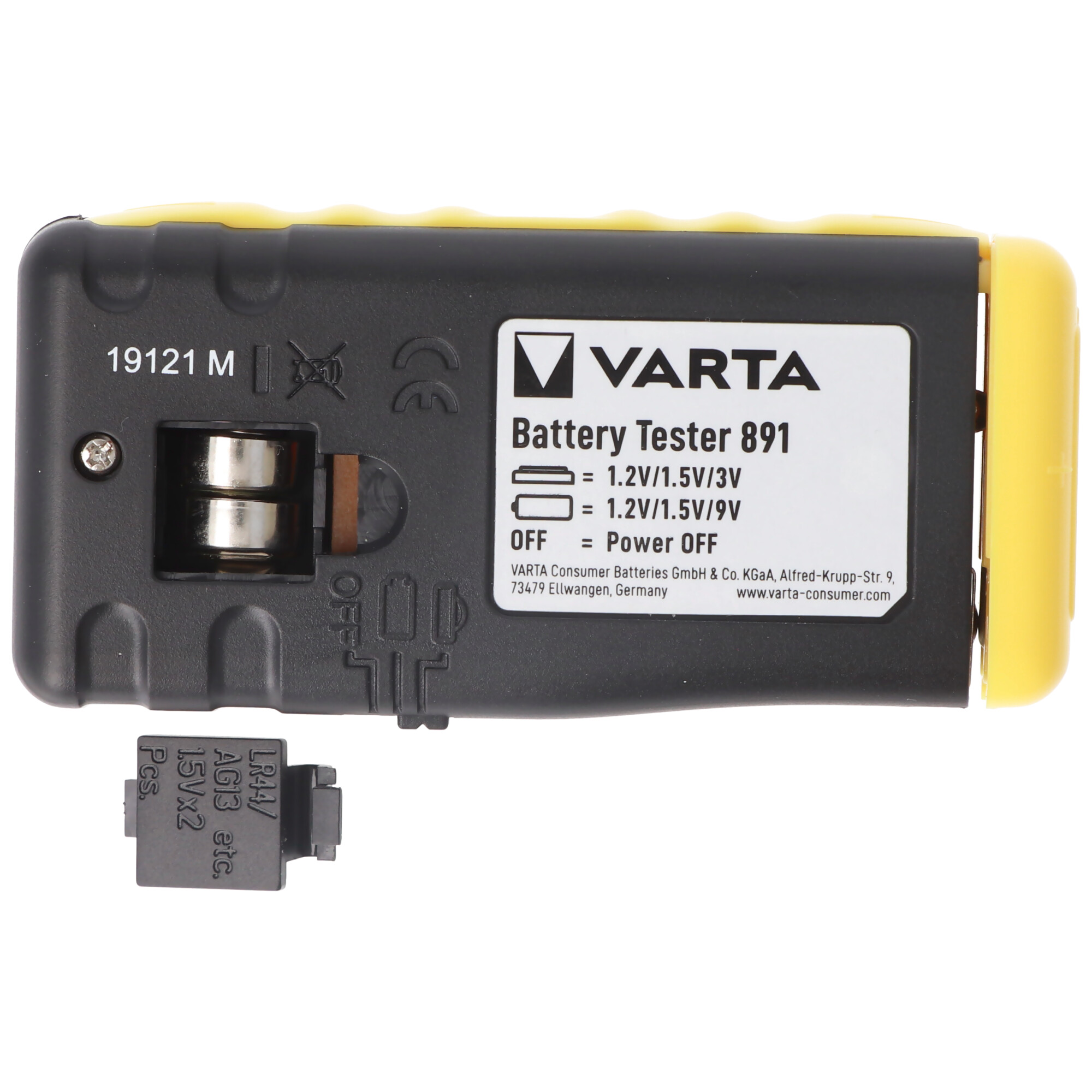 Varta Batterietester LCD Digital, praktischer und benutzerfreundlicher Batterietester