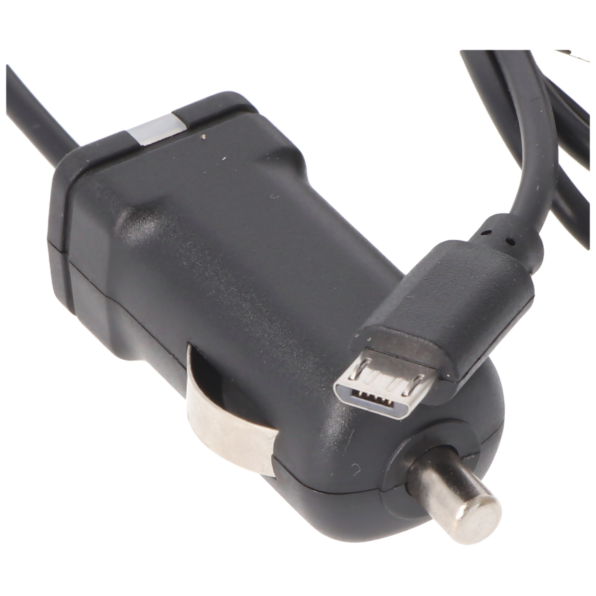 AccuCell KFZ-Ladekabel Micro-USB - 1A - schwarz