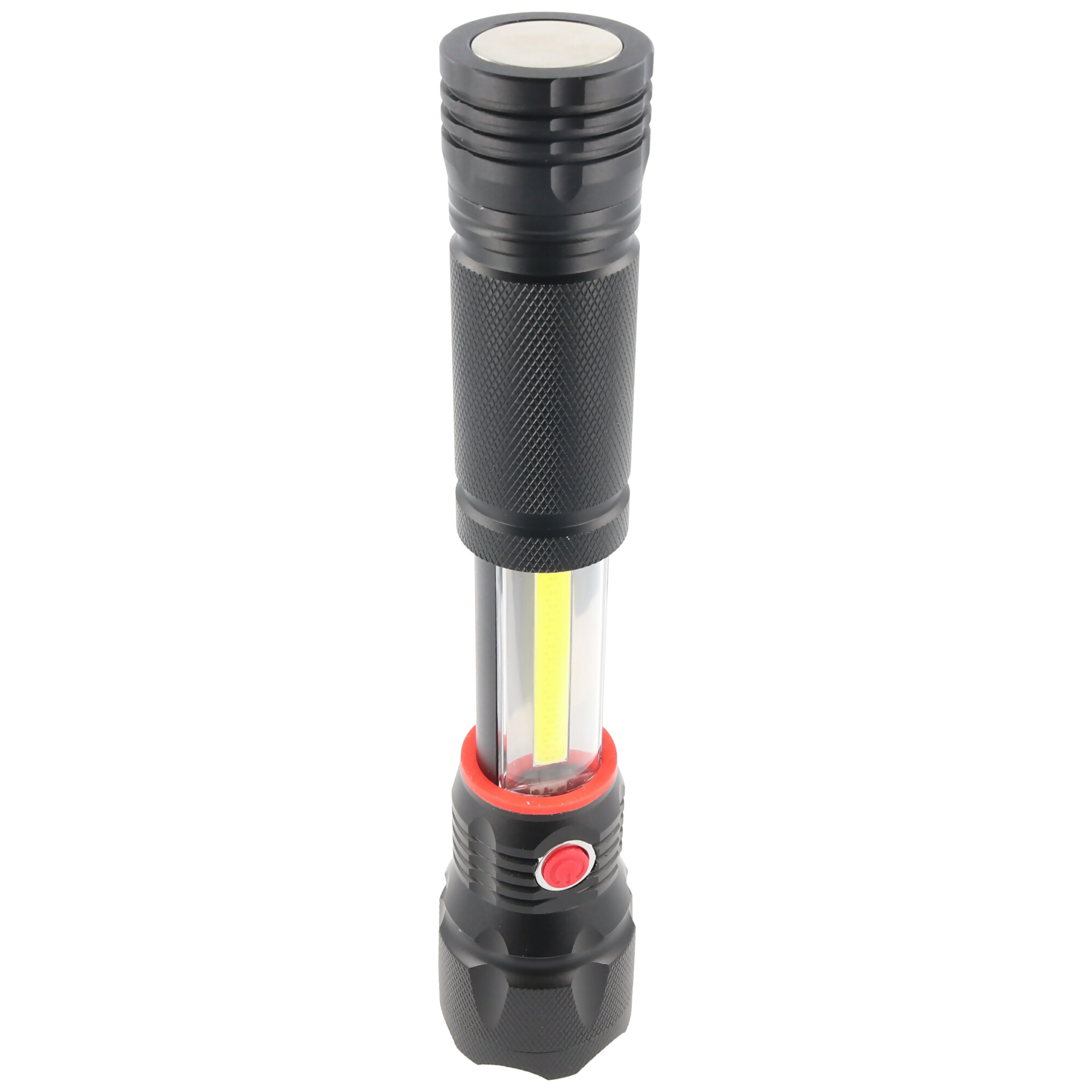 3in1 LED Leuchte im schwarzem Aluminiumgehäuse und extra starkem Magnet