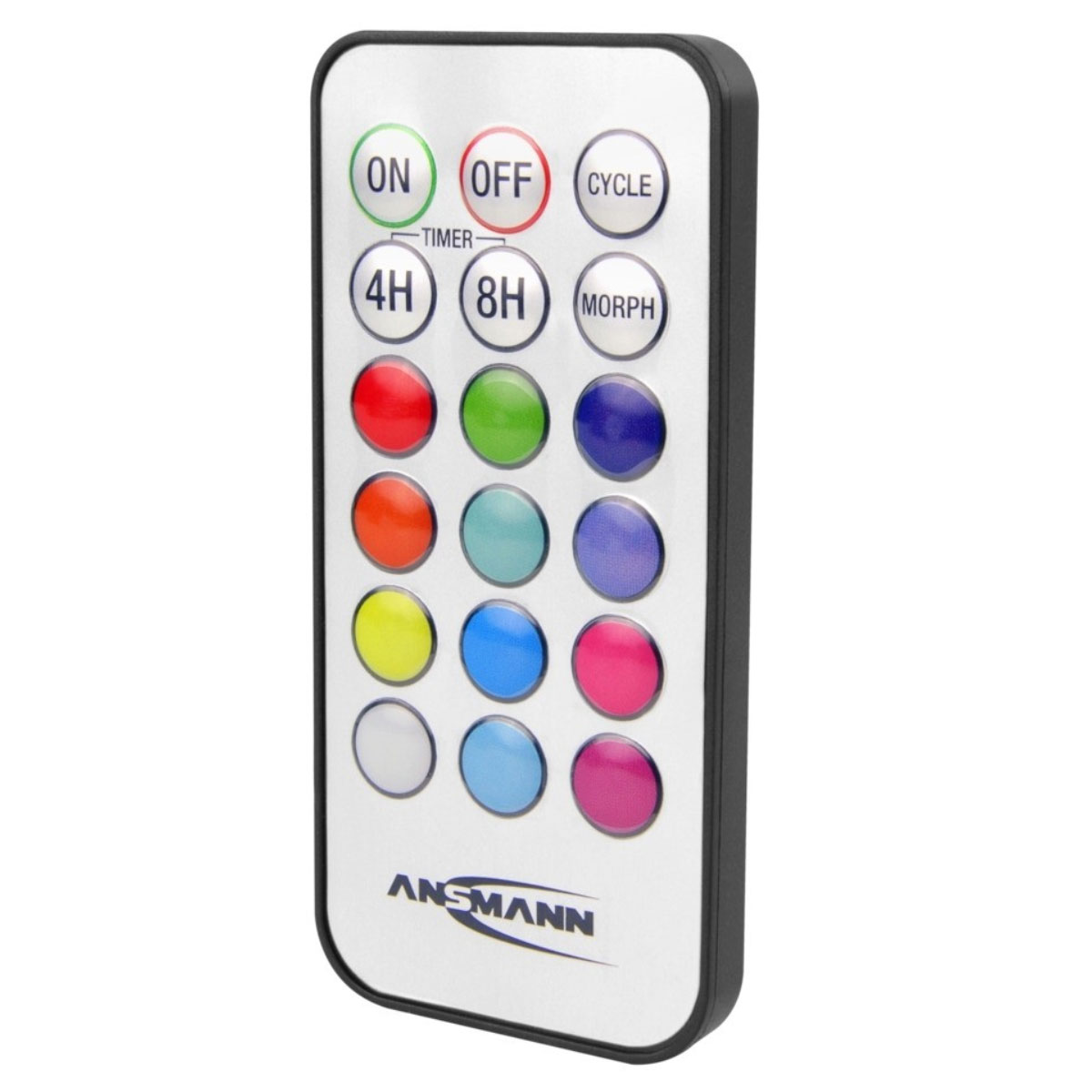 2 Stück ANSMANN Aqua Ball schwimmende LED-Wasserleuchten mit Farbfunktionen, inklusive 3 AAA Micro Batterien und Fernbedienung