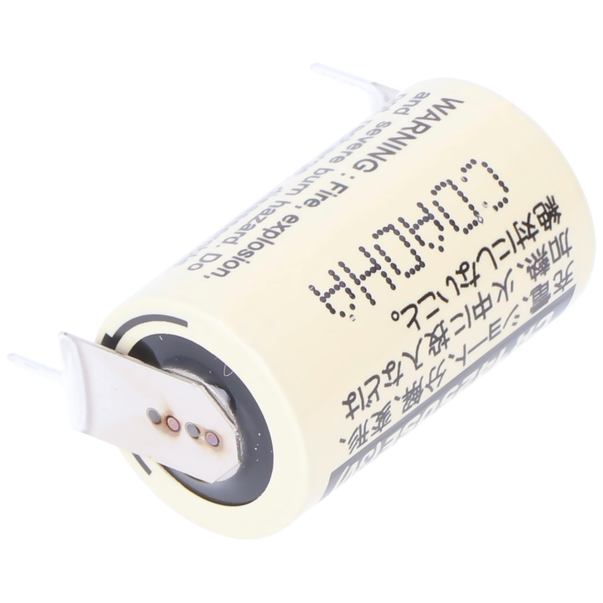 Sanyo Lithium Batterie CR14250 SE 1/2AA, IEC CR14250, 3er Print, Rastermaß ca. 10mm