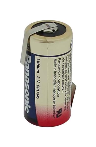 Panasonic Photo Power CR123A Lithium Batterie 3 Volt Lithium Batterie, wählbar mit Lötfahnen in Z-Form und in U-Form
