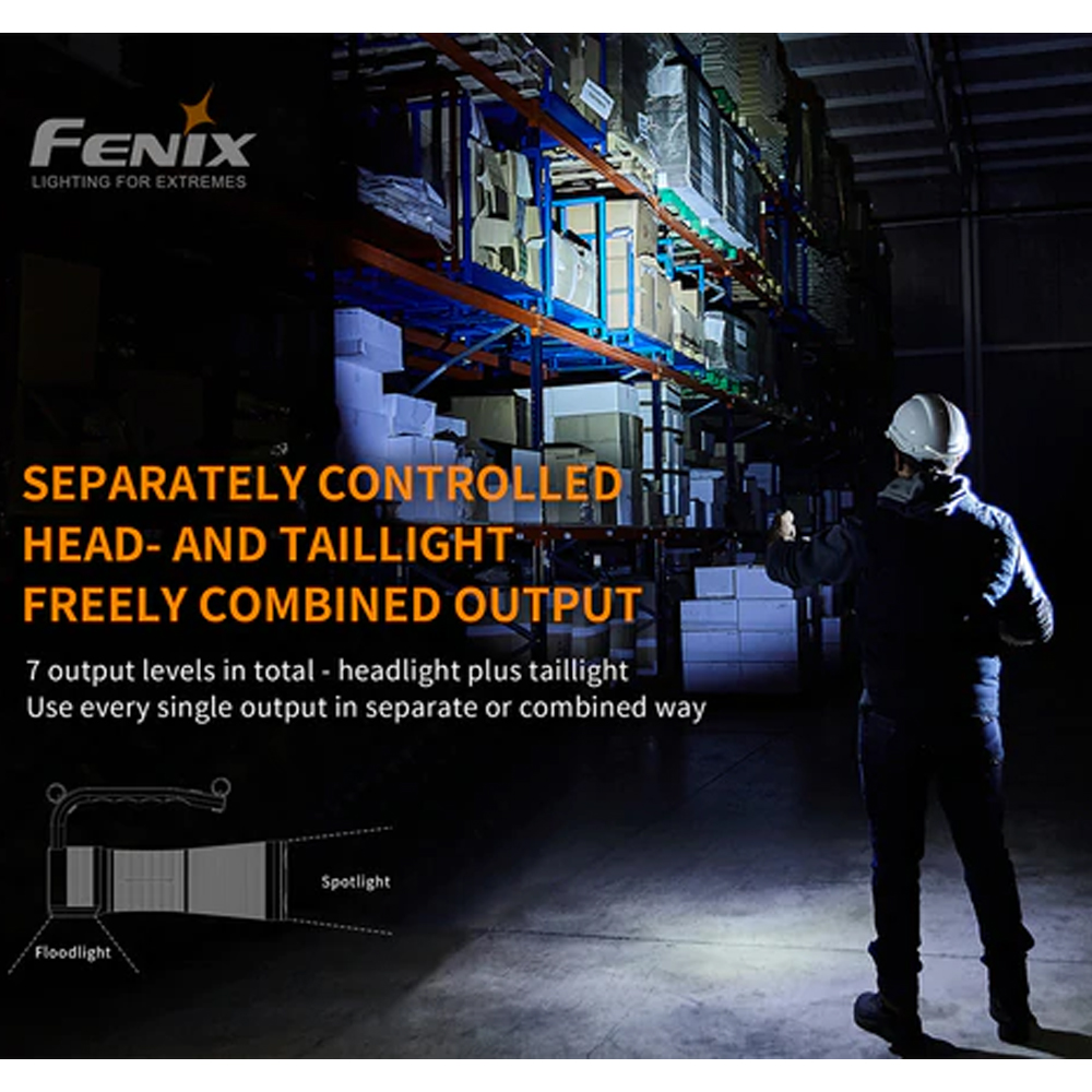 Fenix WT50R multifunktionaler Suchscheinwerfer bis zu 425 Mter, inkl. Akku und Ladekabel