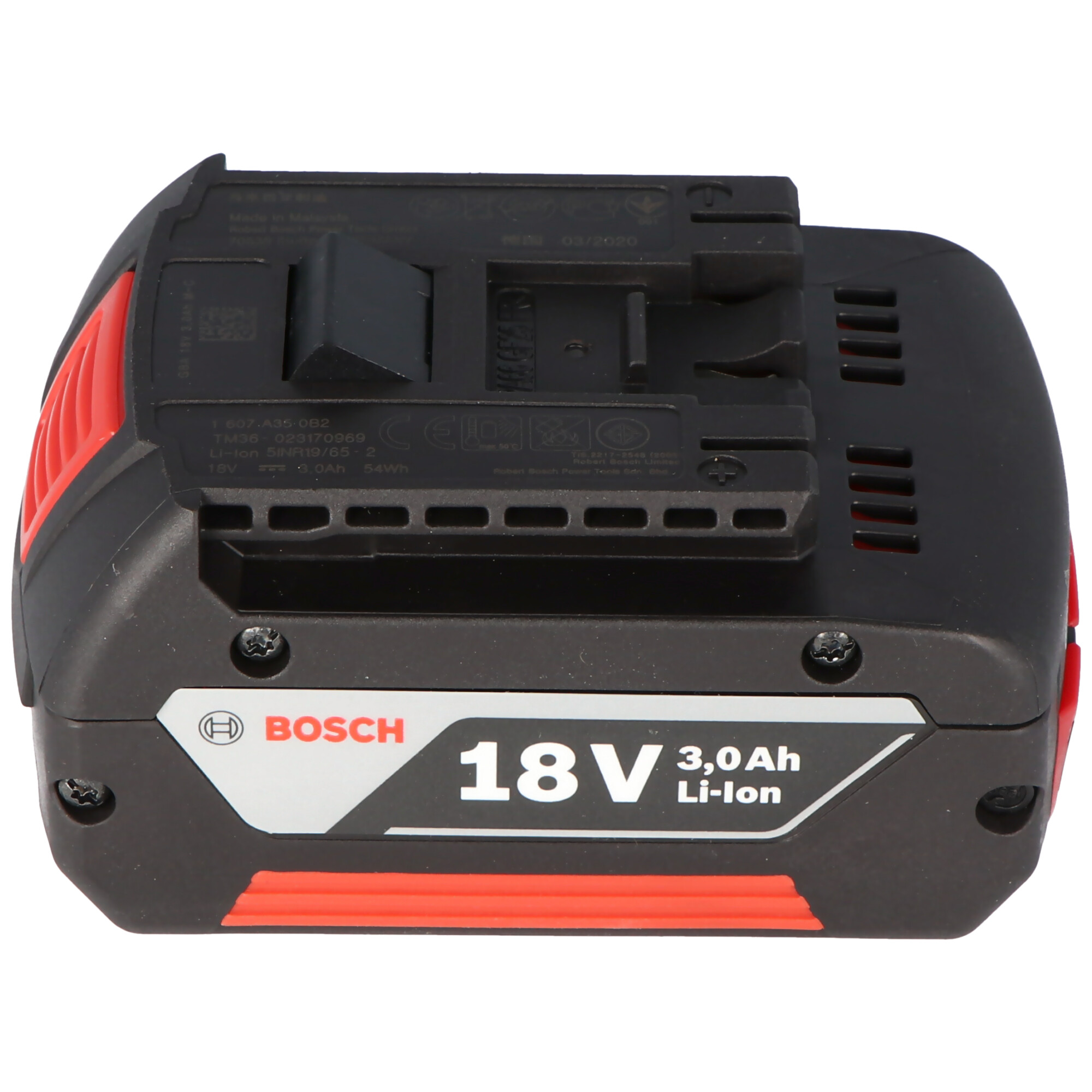 3000mAh Original Bosch GSR 18 V-LI Akku 2607336815, 2607337263, 1600A004ZN mit 18 Volt und 3Ah