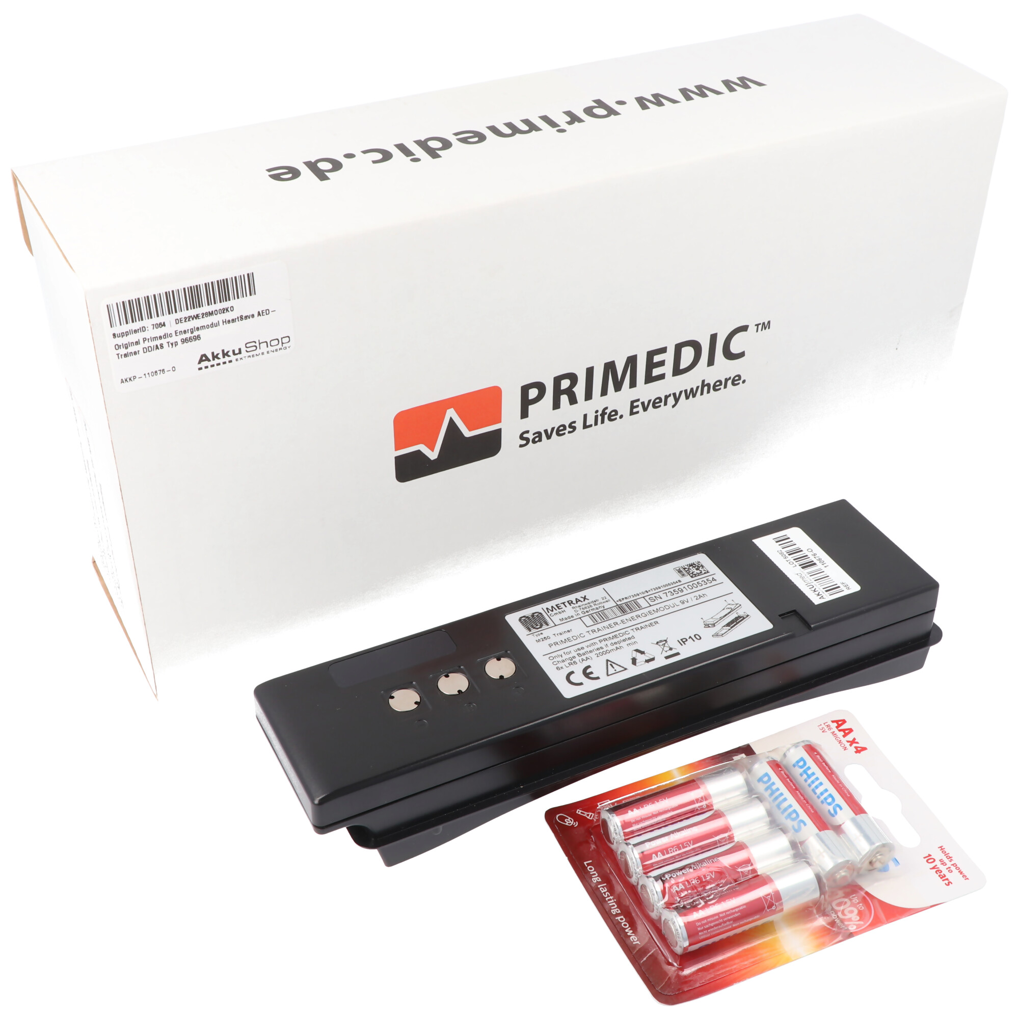 Original Primedic Energiemodul HeartSave AED-Trainer DD/AS Typ 96696