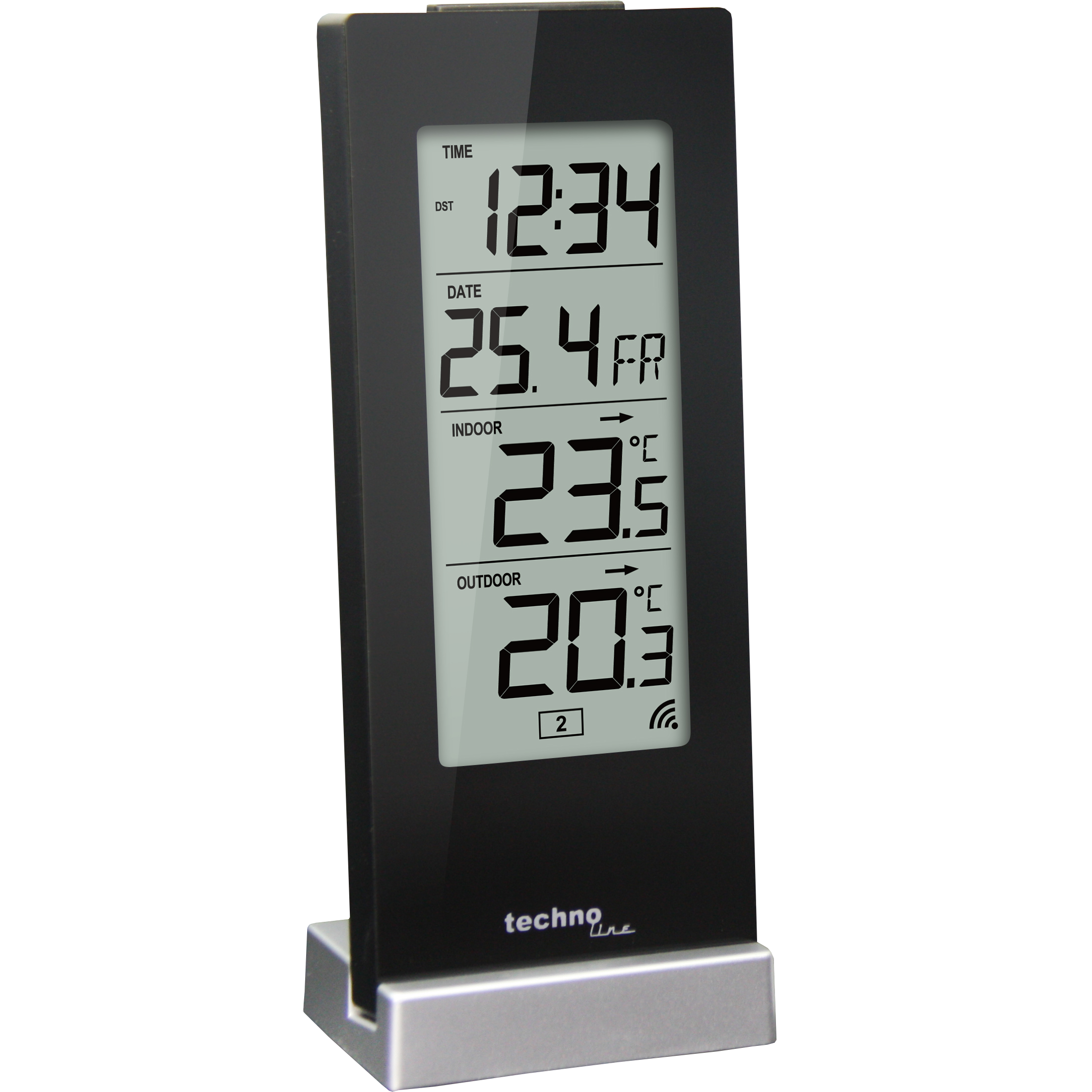 WS 9767 - moderne Wetterstation mit Temperaturtendenzanzeige